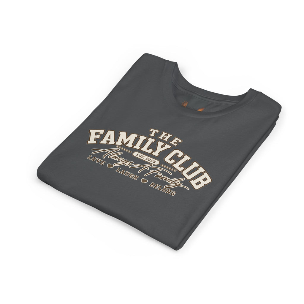 Youth Tee – "The Family Club" Always A Family Kids' Shirt