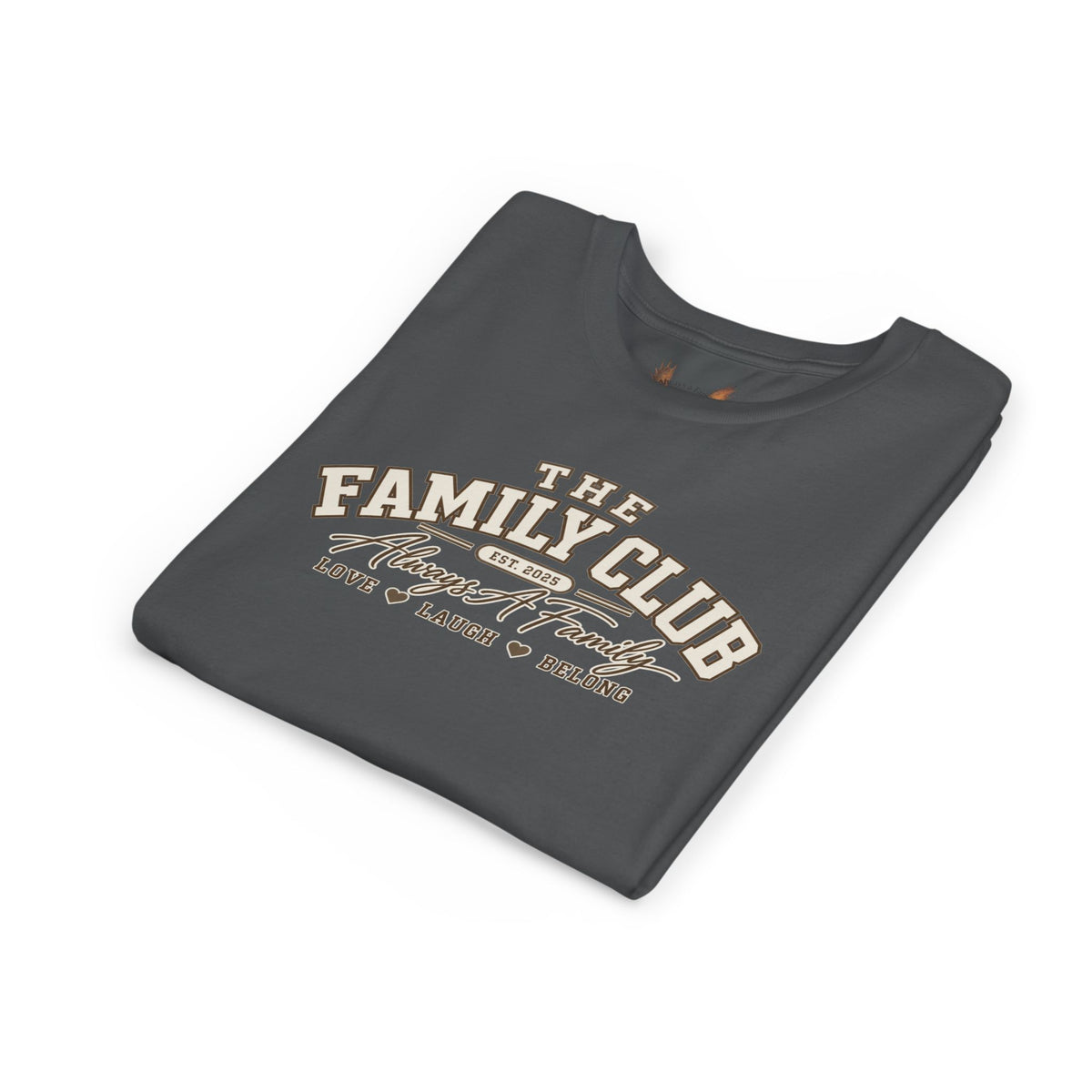 Youth Tee – "The Family Club" Always A Family Kids' Shirt