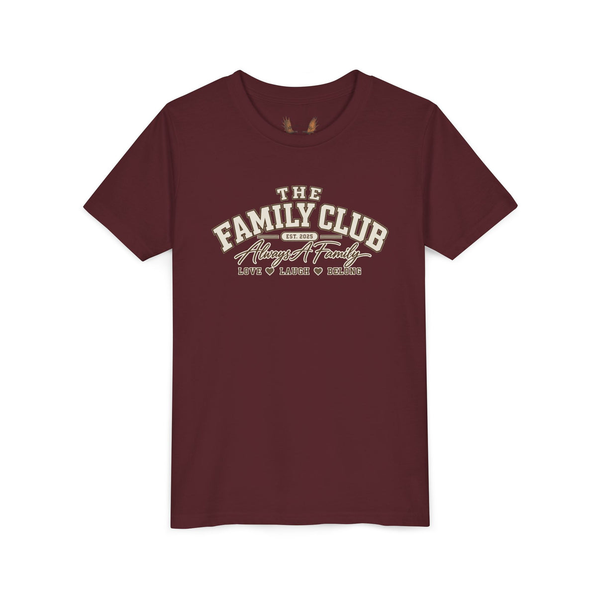 Youth Tee – "The Family Club" Always A Family Kids' Shirt