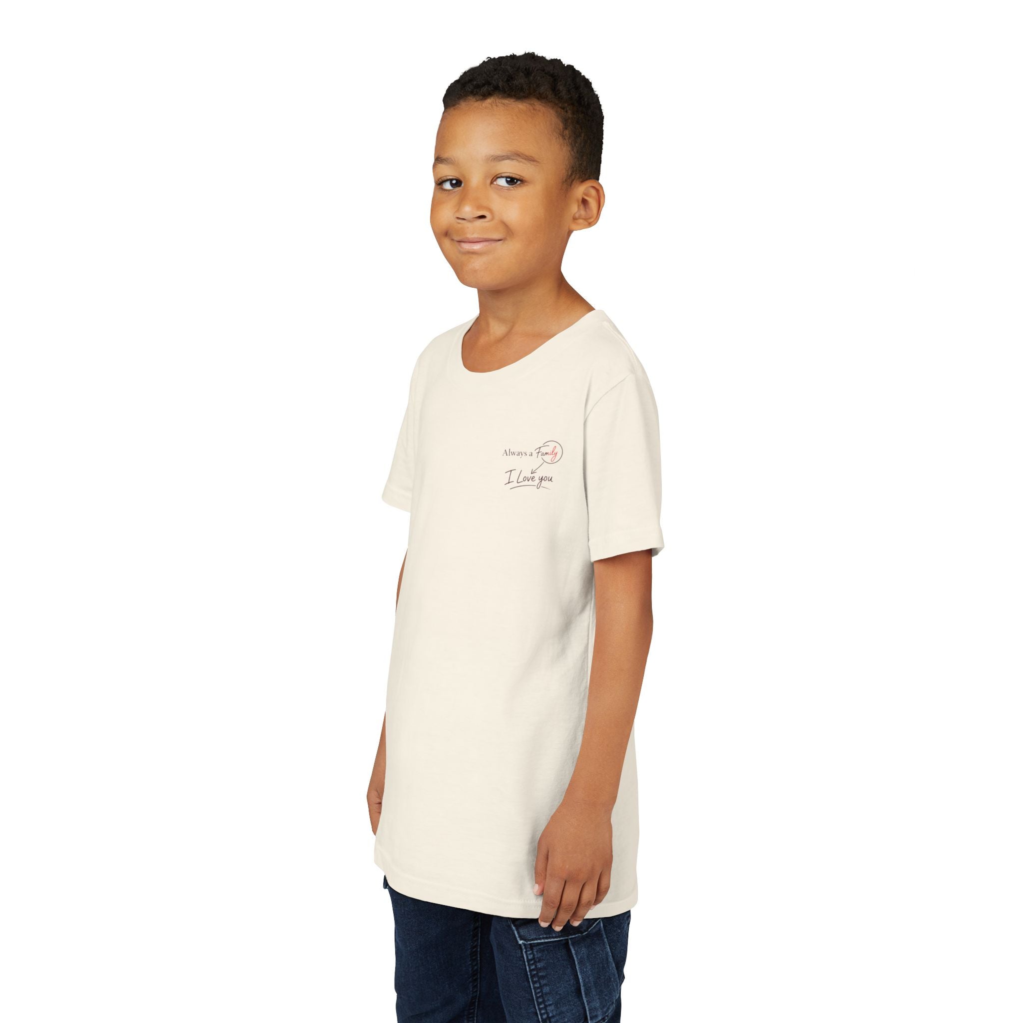 Always A Family Youth Tee — "Always A Family" Antler Logo Kids T-Shirt