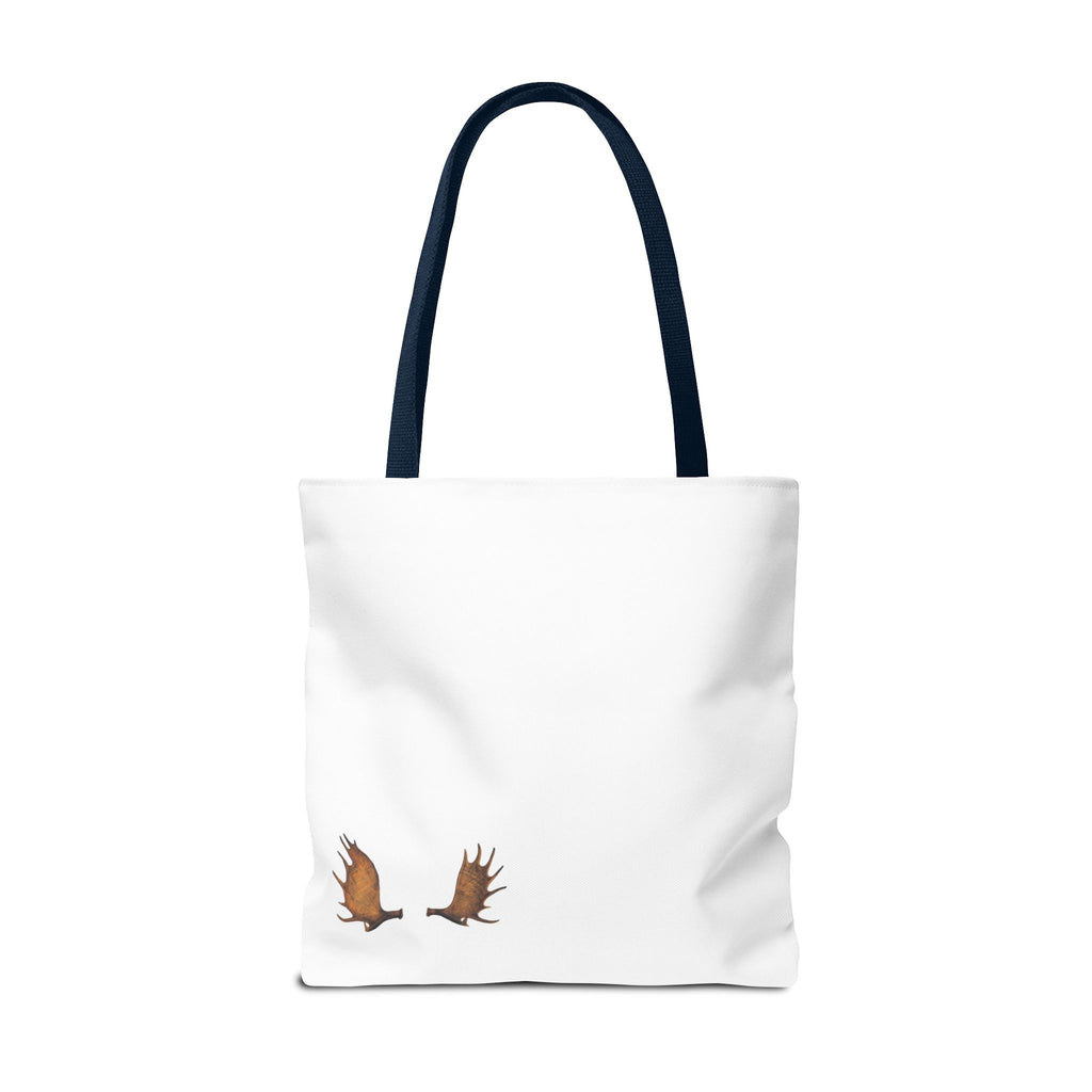 Tote — "Always a Family" Moose Antler Accent Tote Bag
