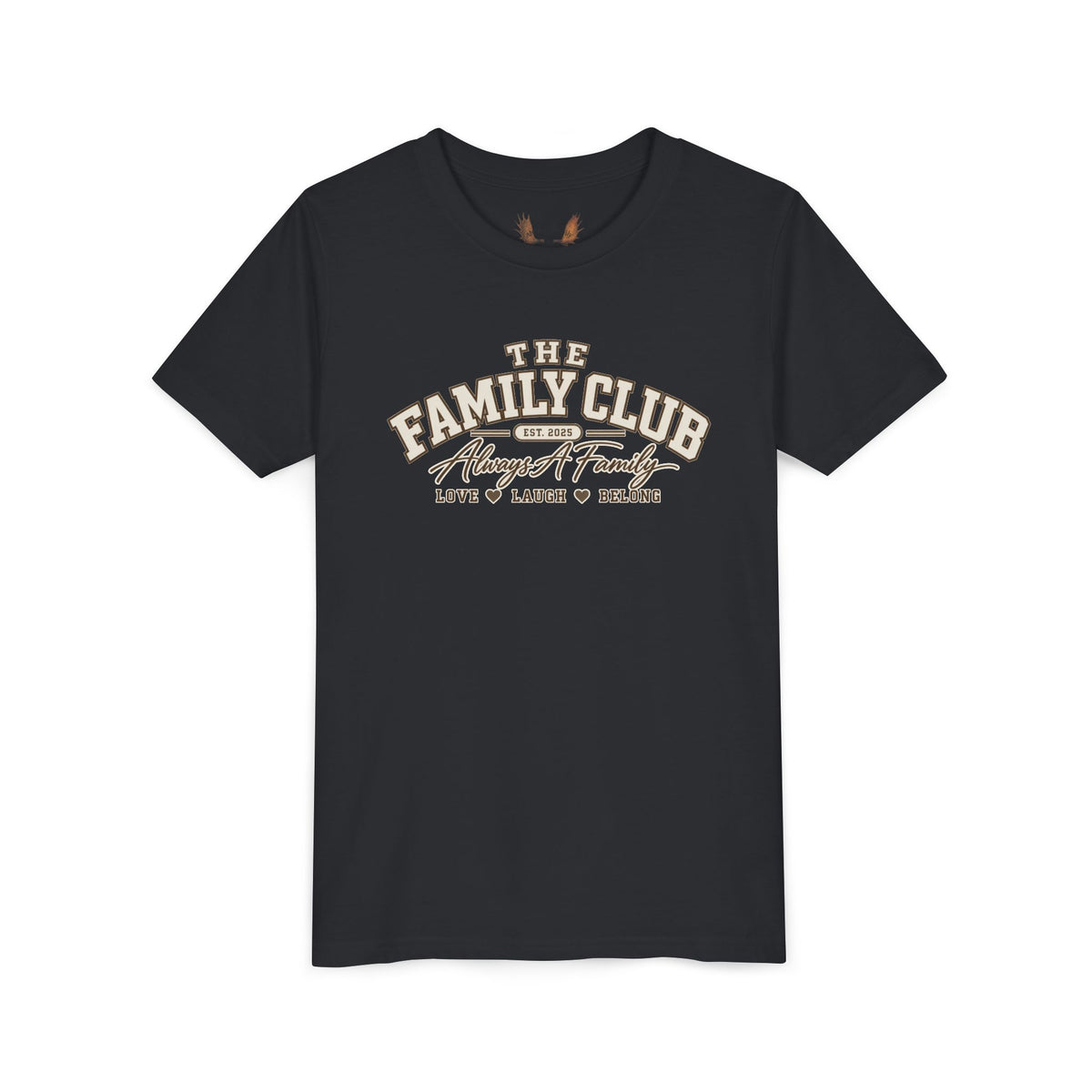 Youth Tee – "The Family Club" Always A Family Kids' Shirt