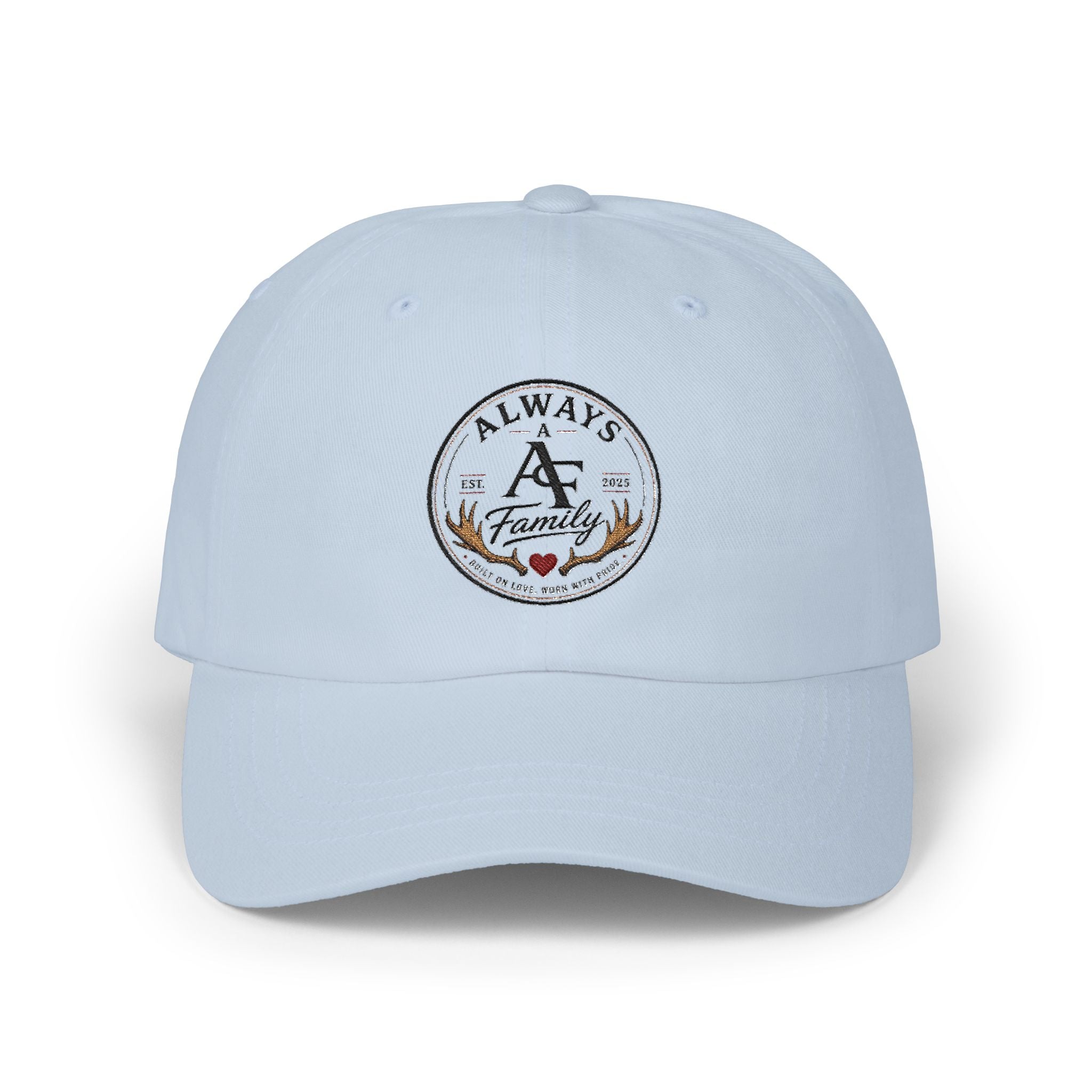Always A Family Embroidered Dad Cap — Vintage Family Logo Baseball Hat