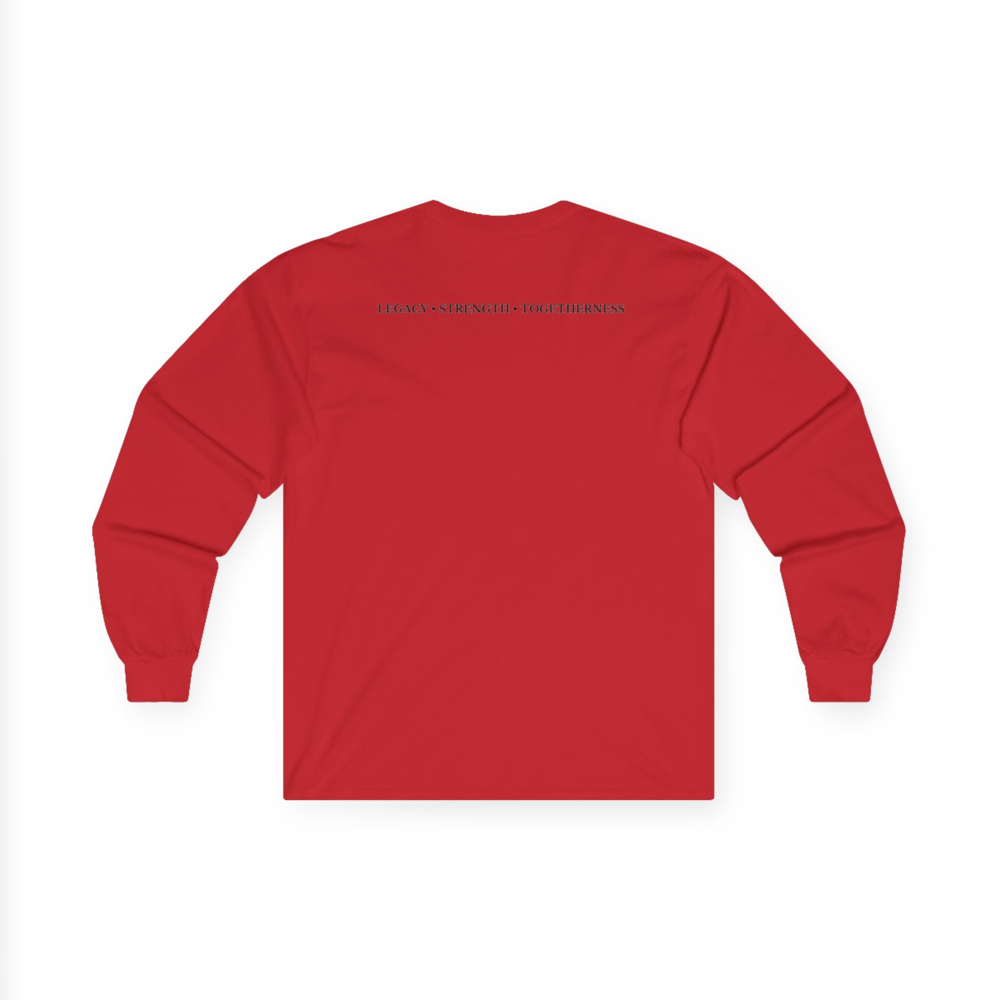Family Silhouette Long Sleeve Tee — "Always A Family" Outdoor Design