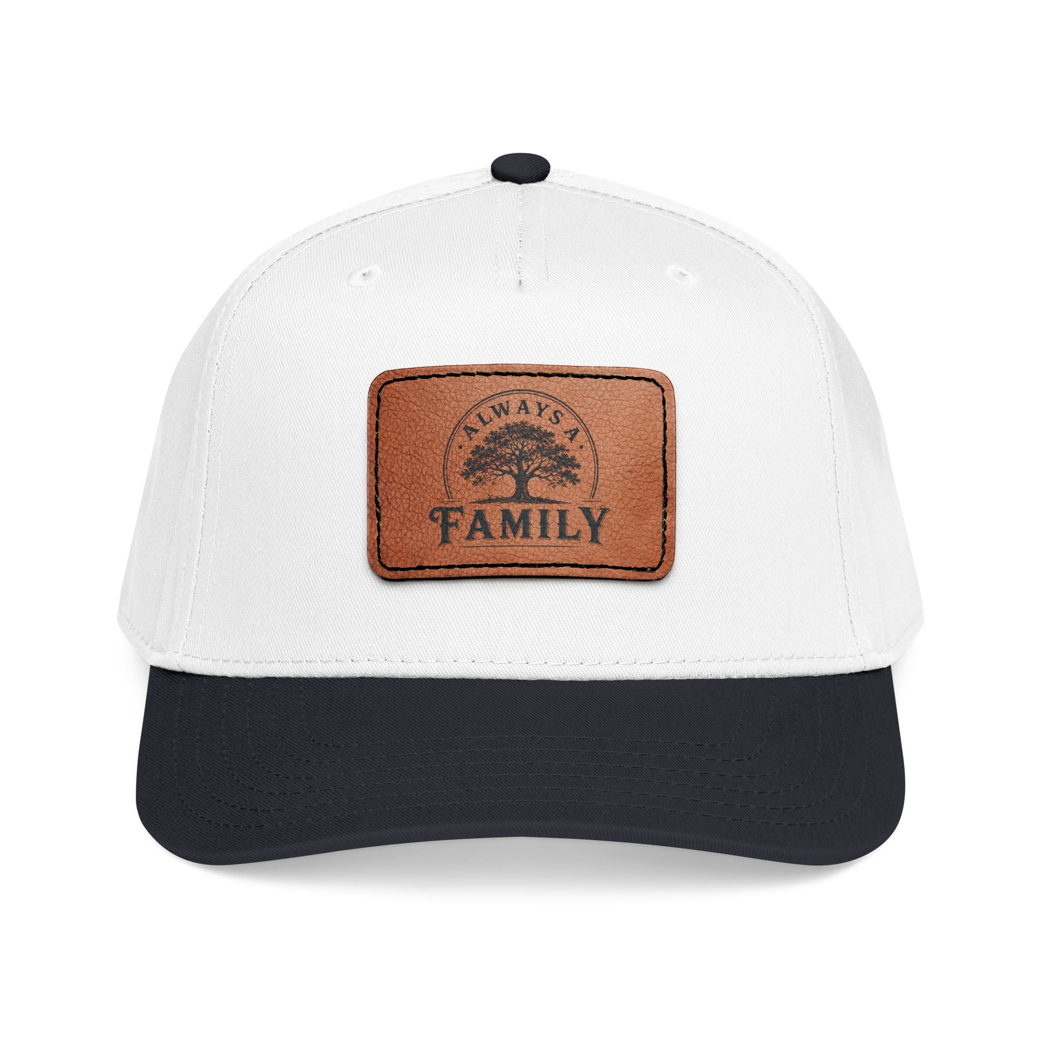 Leather Patch Baseball Cap
