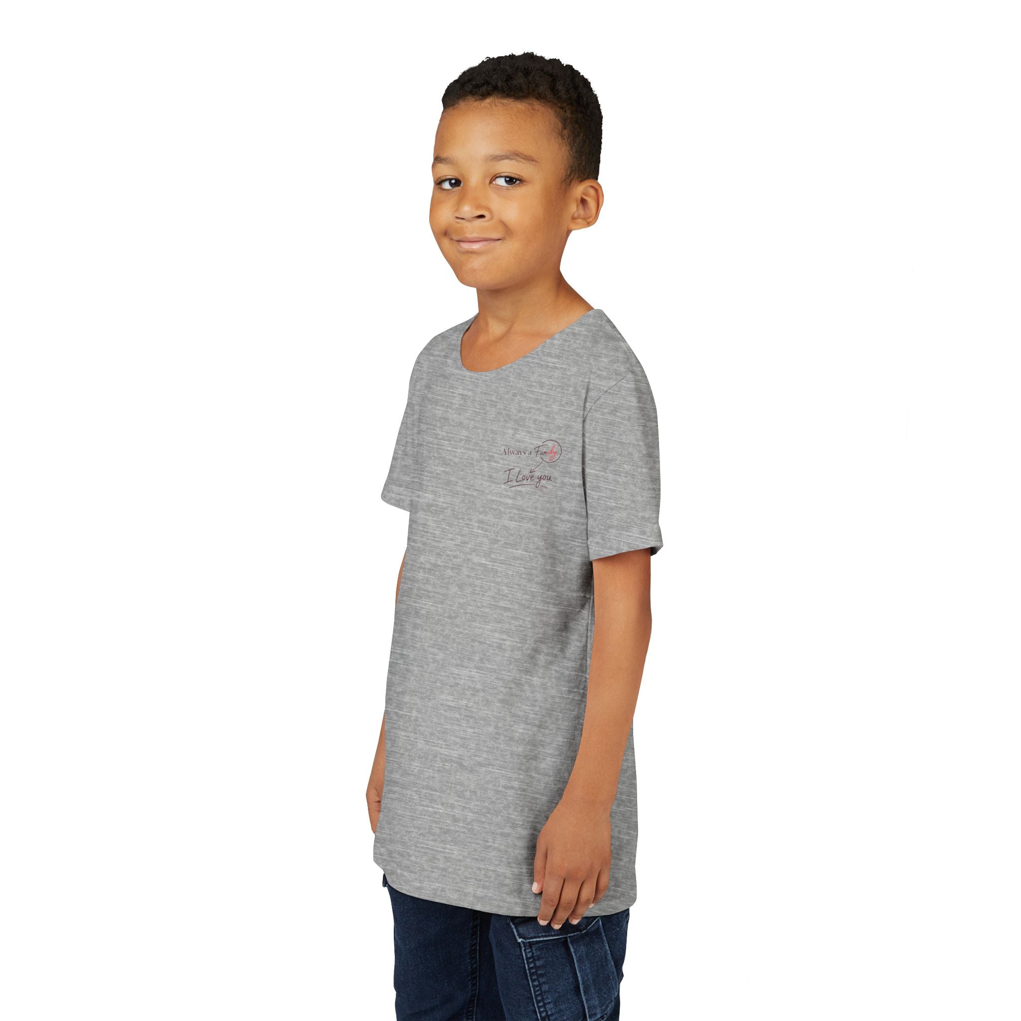 Always A Family Youth Tee — "Always A Family" Antler Logo Kids T-Shirt