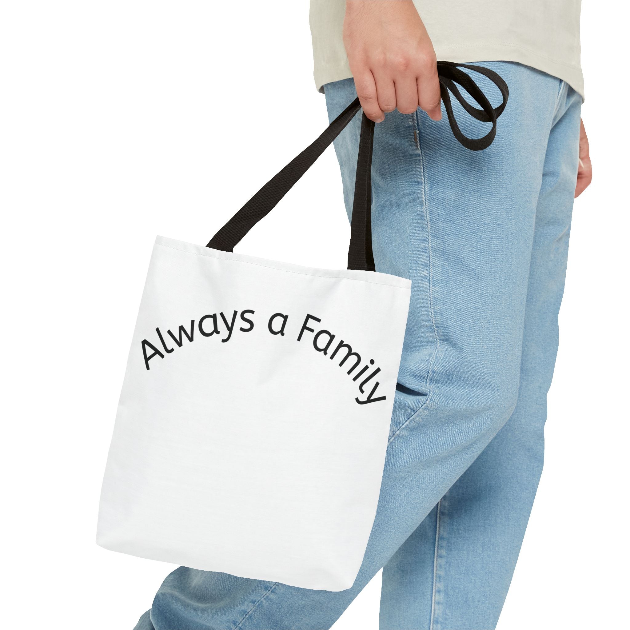 Tote — "Always a Family" Moose Antler Accent Tote Bag