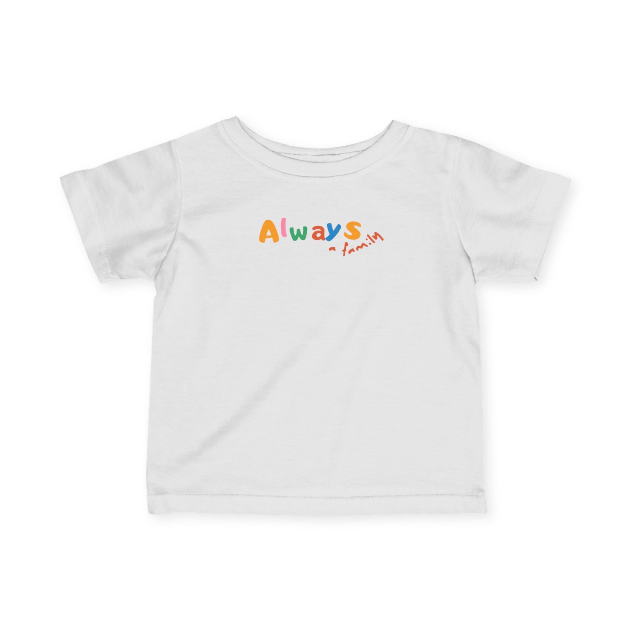 Infant Tee — "Always a Laugh" Colorful Playful Baby T‑Shirt