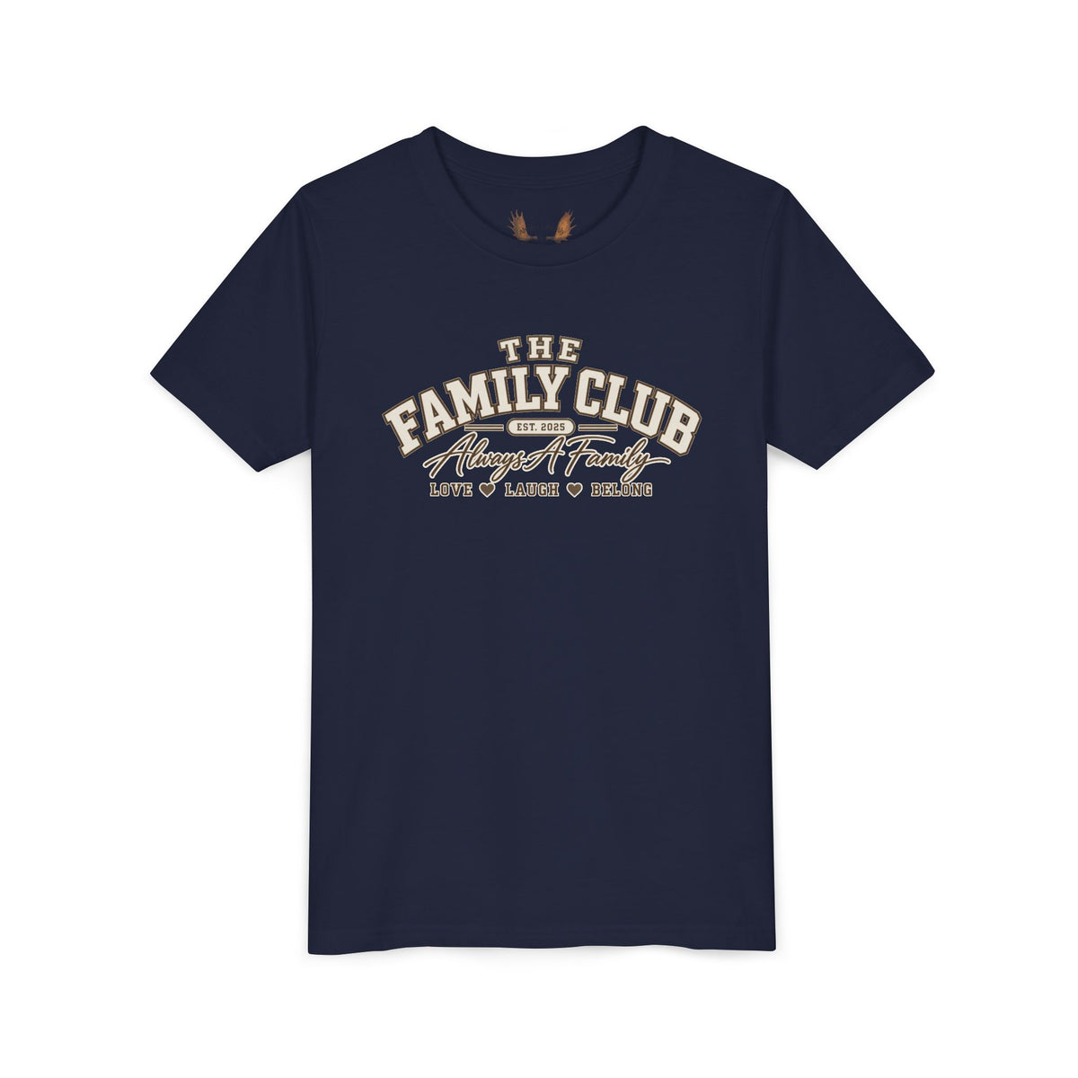 Youth Tee – "The Family Club" Always A Family Kids' Shirt