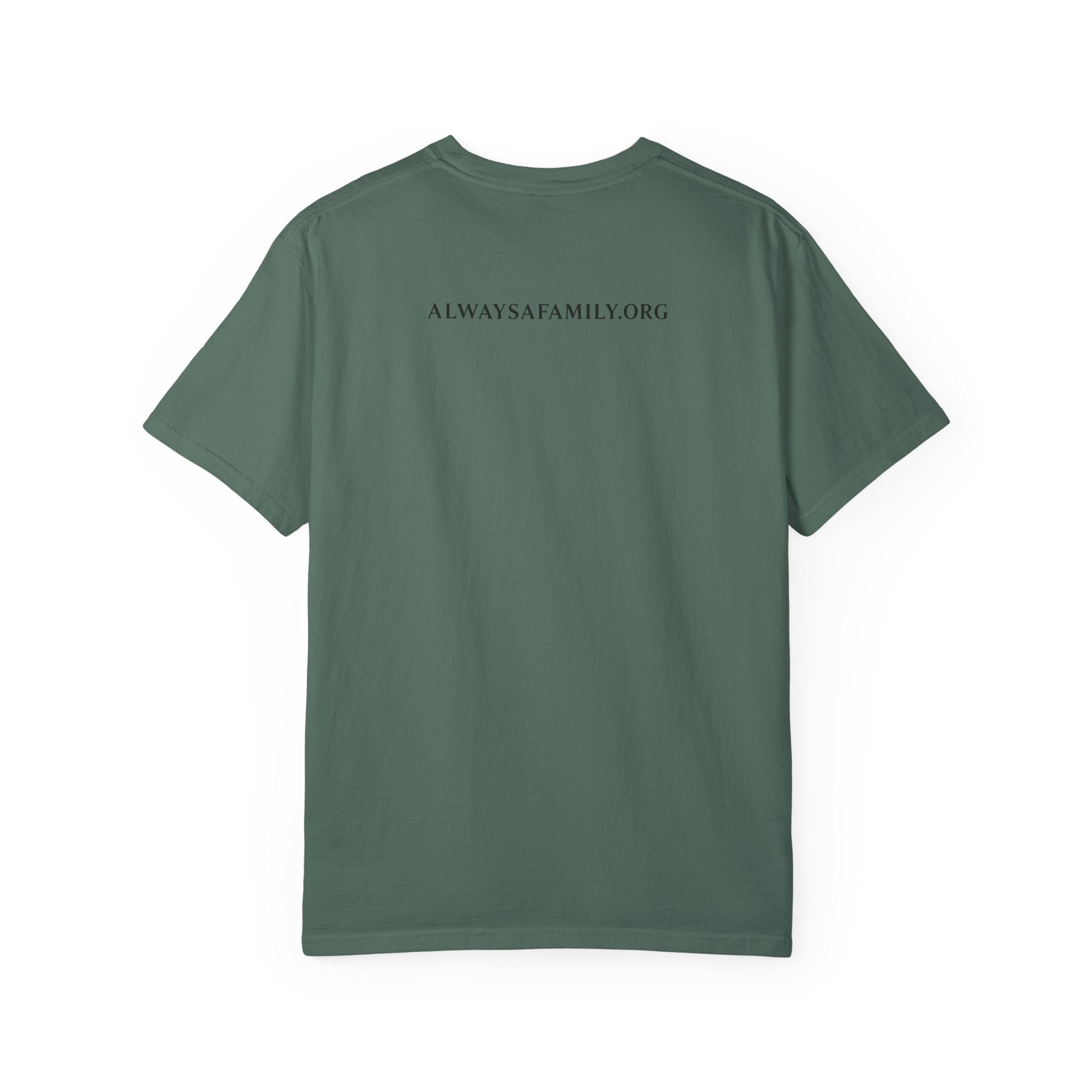 Always a Family Patriotic T-Shirt — American Flag antler Graphic Tee