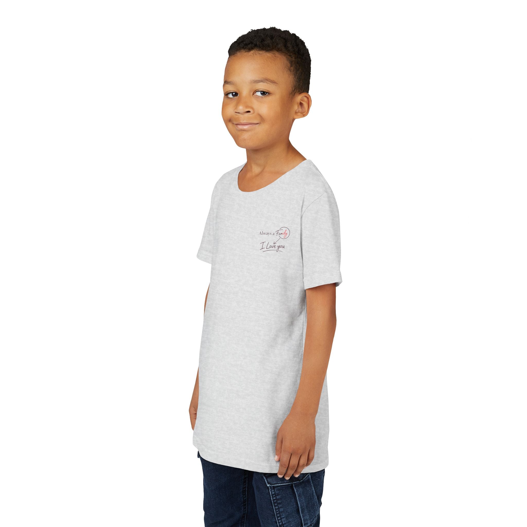 Always A Family Youth Tee — "Always A Family" Antler Logo Kids T-Shirt