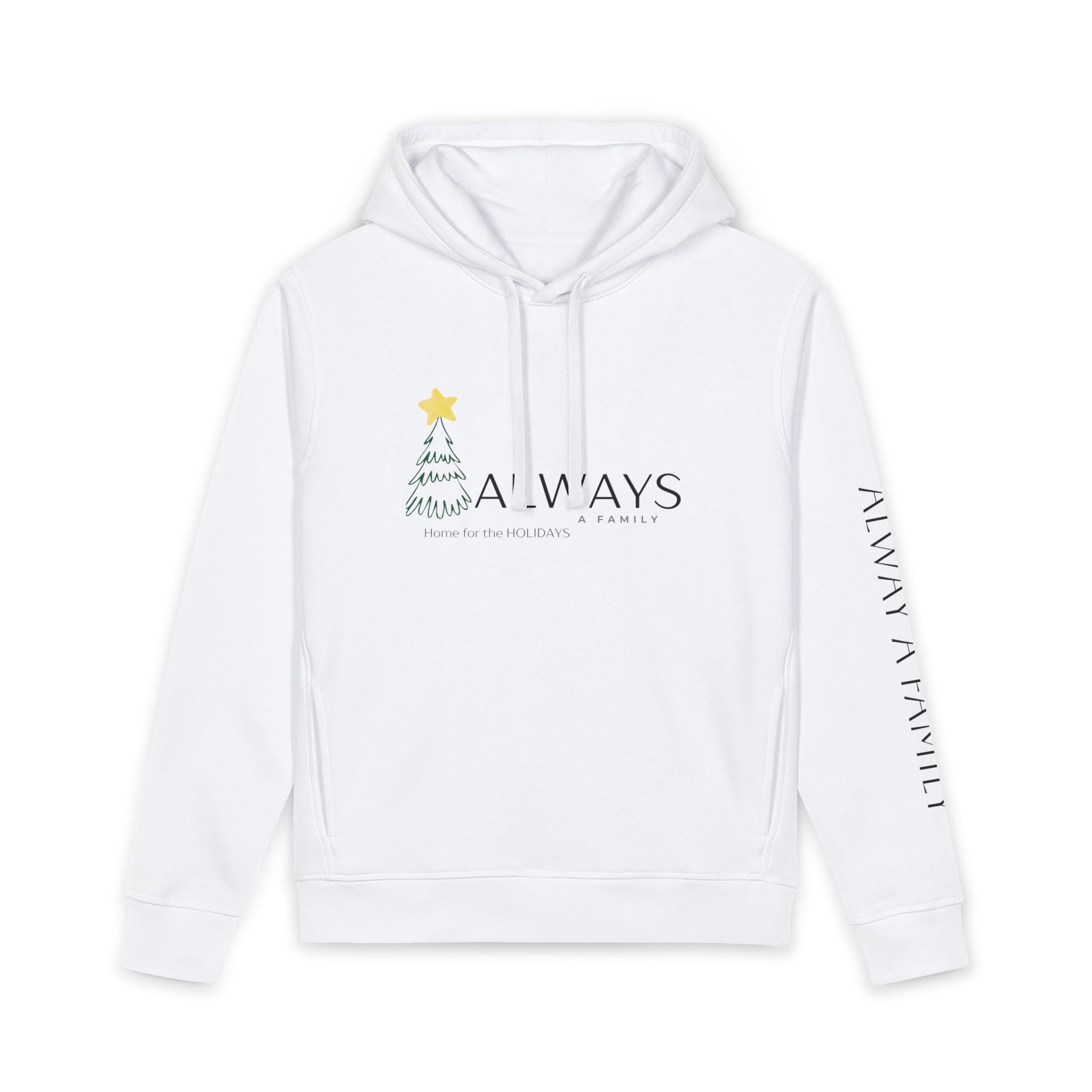 Unisex Organic Side Pocket Sounder Hoodie Christmas Style