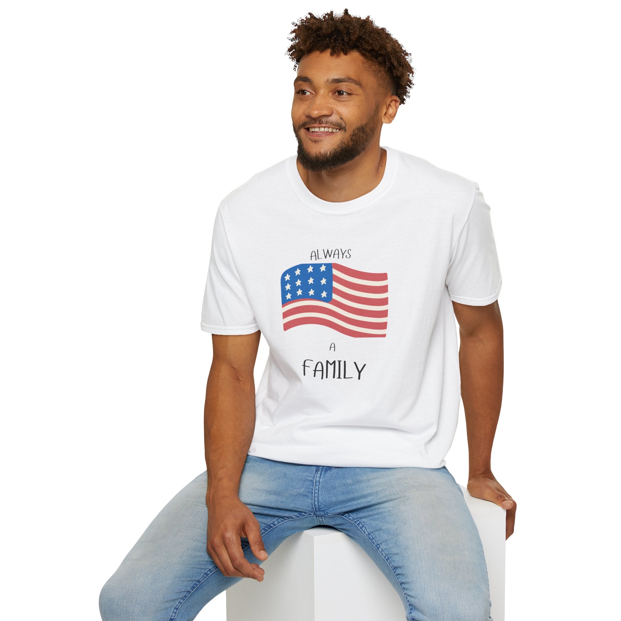 Always a Family Flag T-Shirt