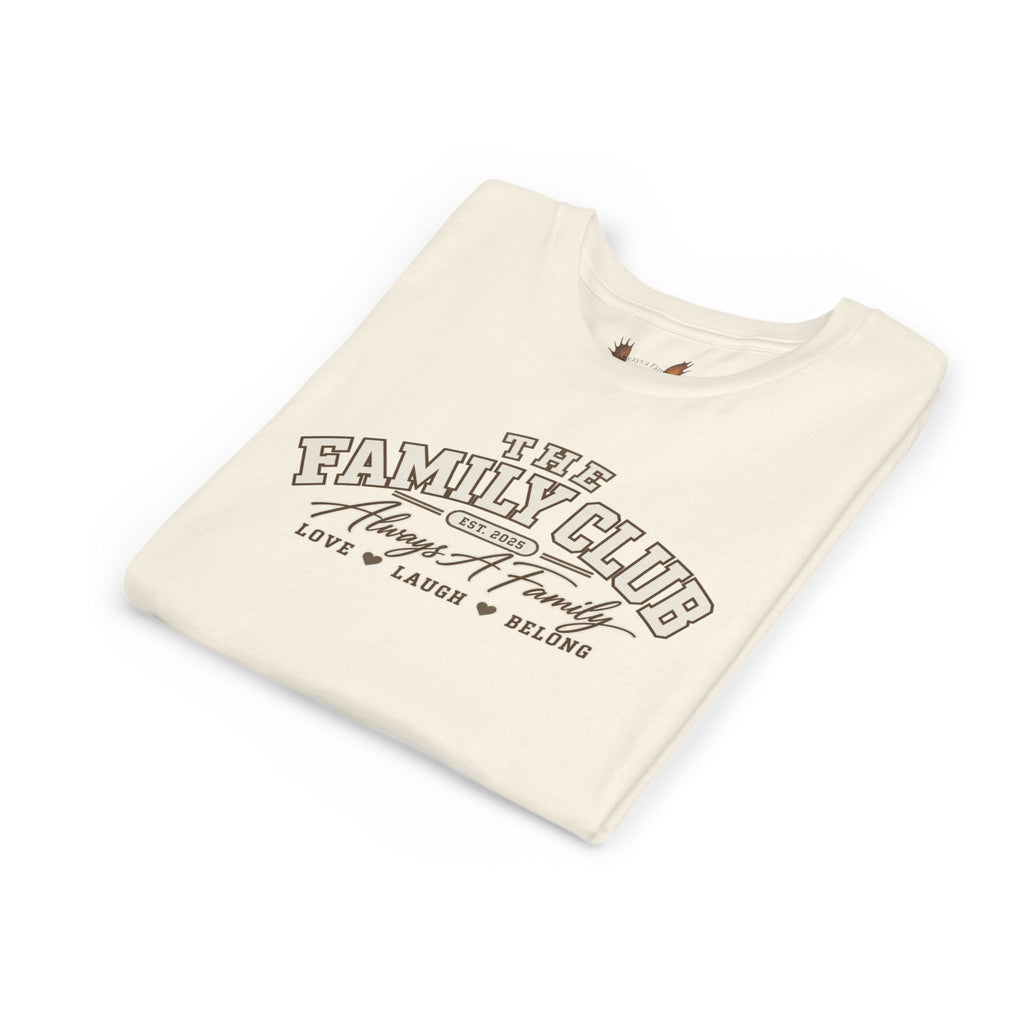 Youth Tee – "The Family Club" Always A Family Kids' Shirt