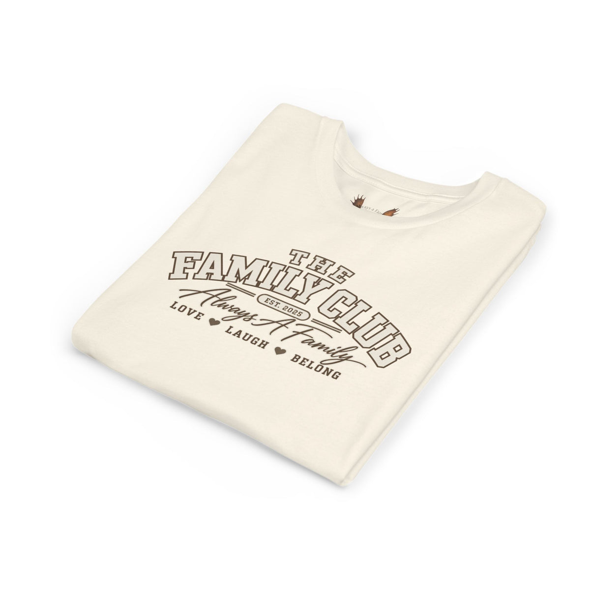 Youth Tee – "The Family Club" Always A Family Kids' Shirt