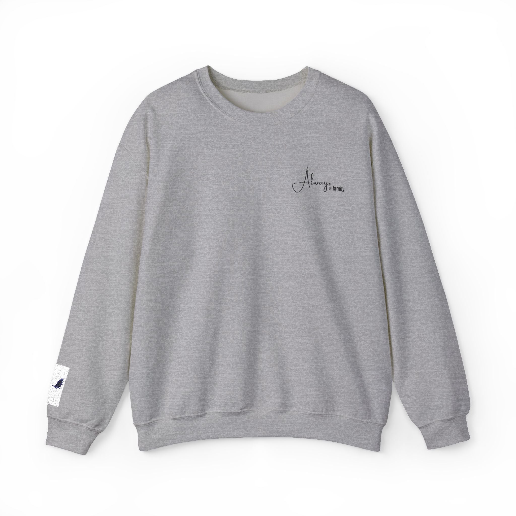 Crewneck Sweatshirt — “Always Loved” Minimal Script Crew