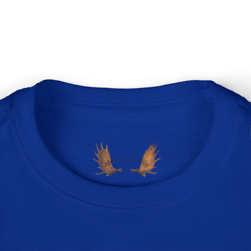 Toddler Long Sleeve Tee - 'Always a Family' Heart Watercolor Kids Shirt