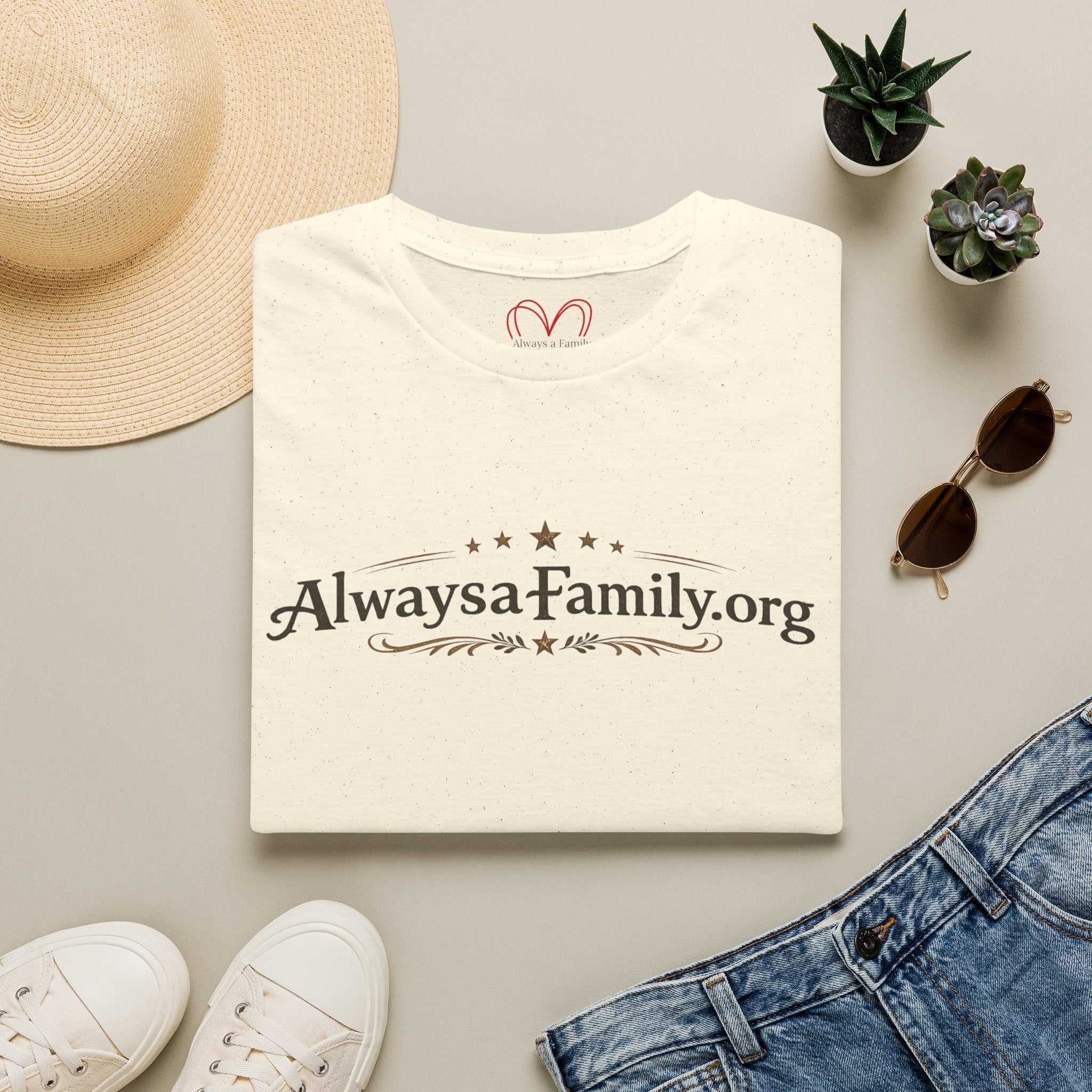 Always a Family.org T-Shirt — Family Support & Togetherness Tee