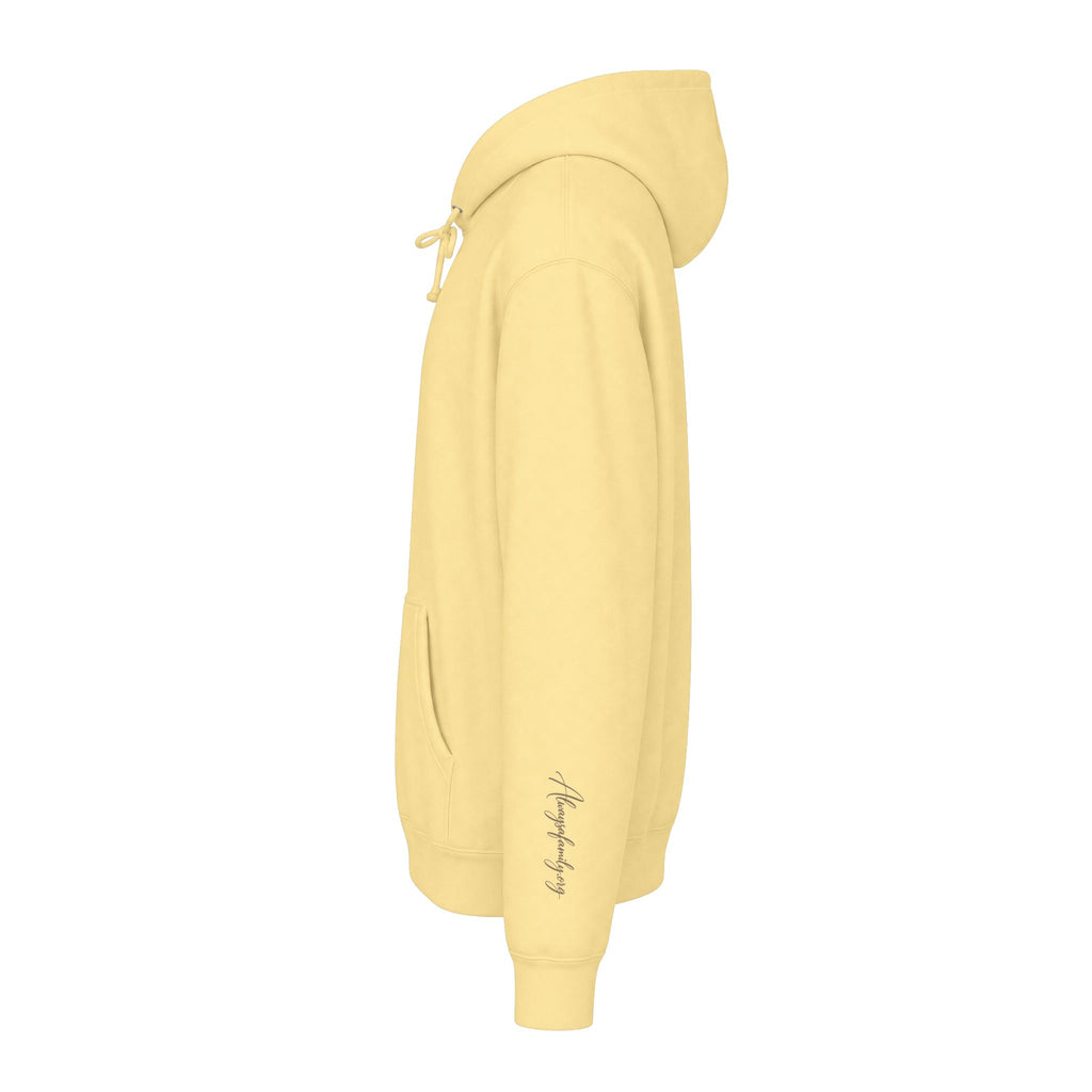 Always a Family Hoodie — Cozy White Script Family Sweatshirt