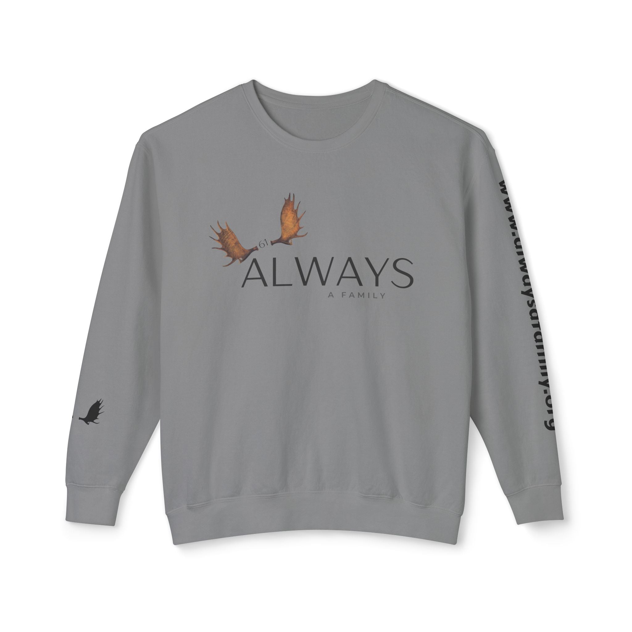 Once a family, always a family crewneck