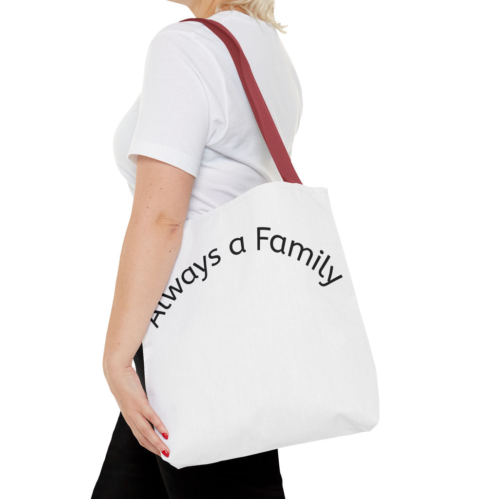 Tote — "Always a Family" Moose Antler Accent Tote Bag