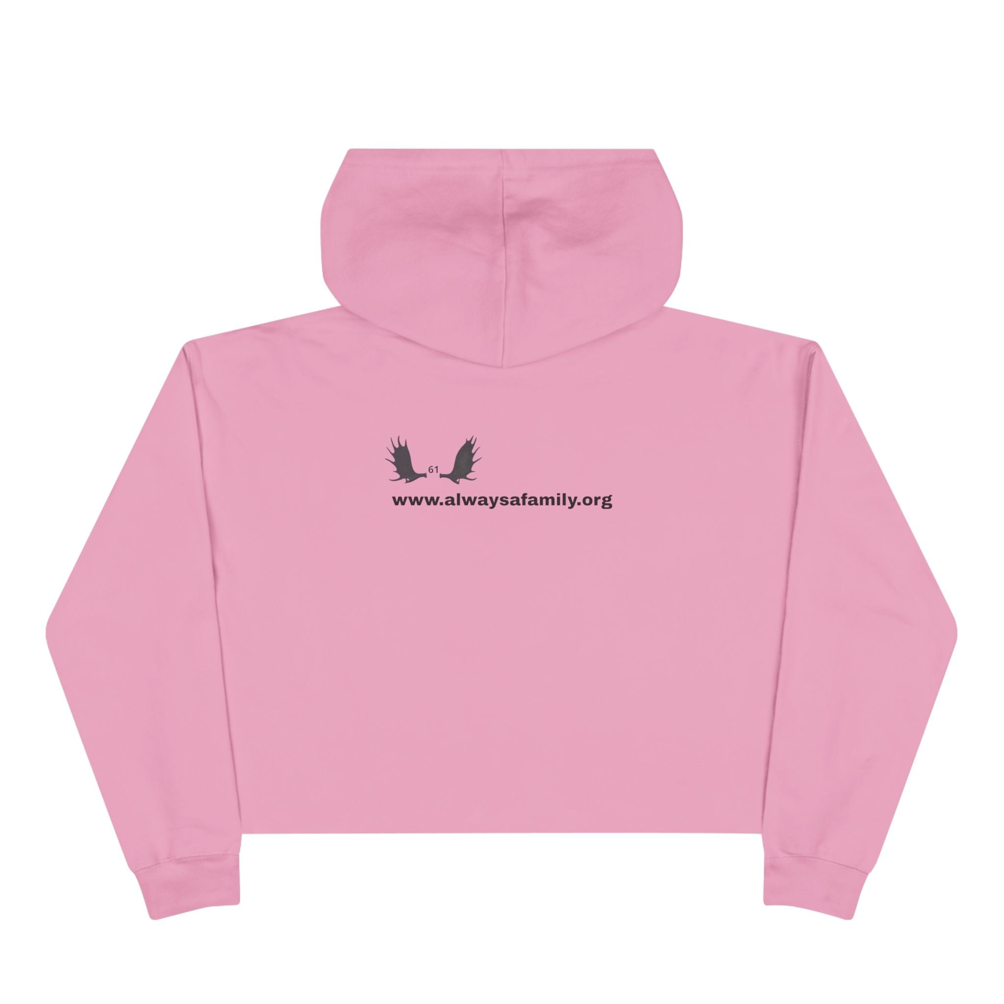 Bunny Ears Crop Hoodie — "Always A Family" website Crop Sweatshirt