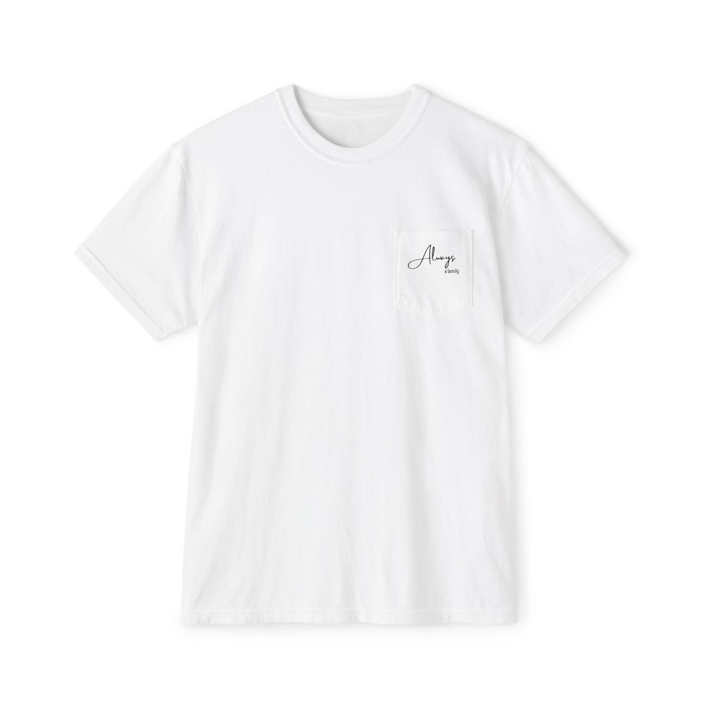 Pocket T-Shirt — Minimal Script Chest Pocket Tee