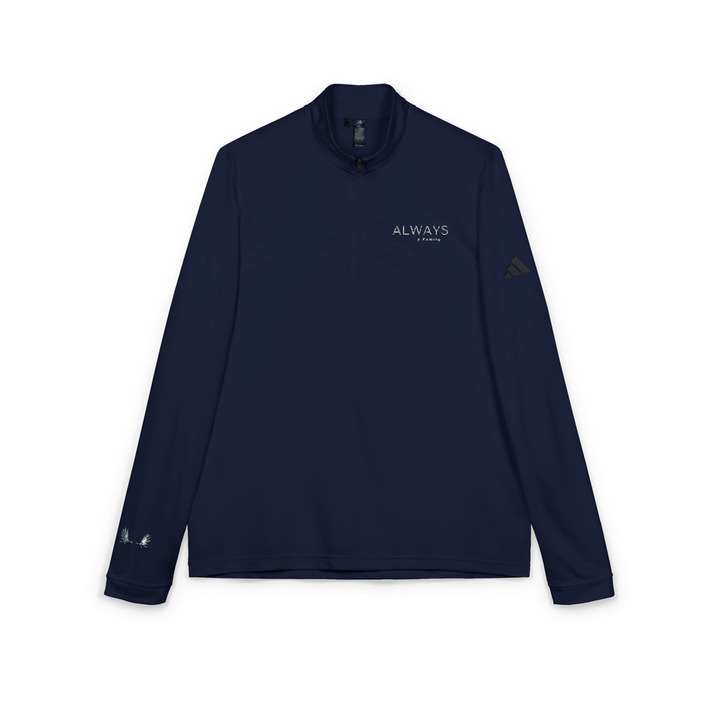 Embroidered Quarter-Zip Pullover always a family