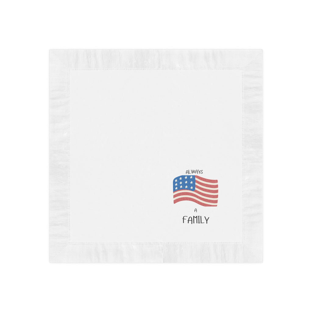 Always a Family Celebration Napkins - Family, Freedom & Togetherness