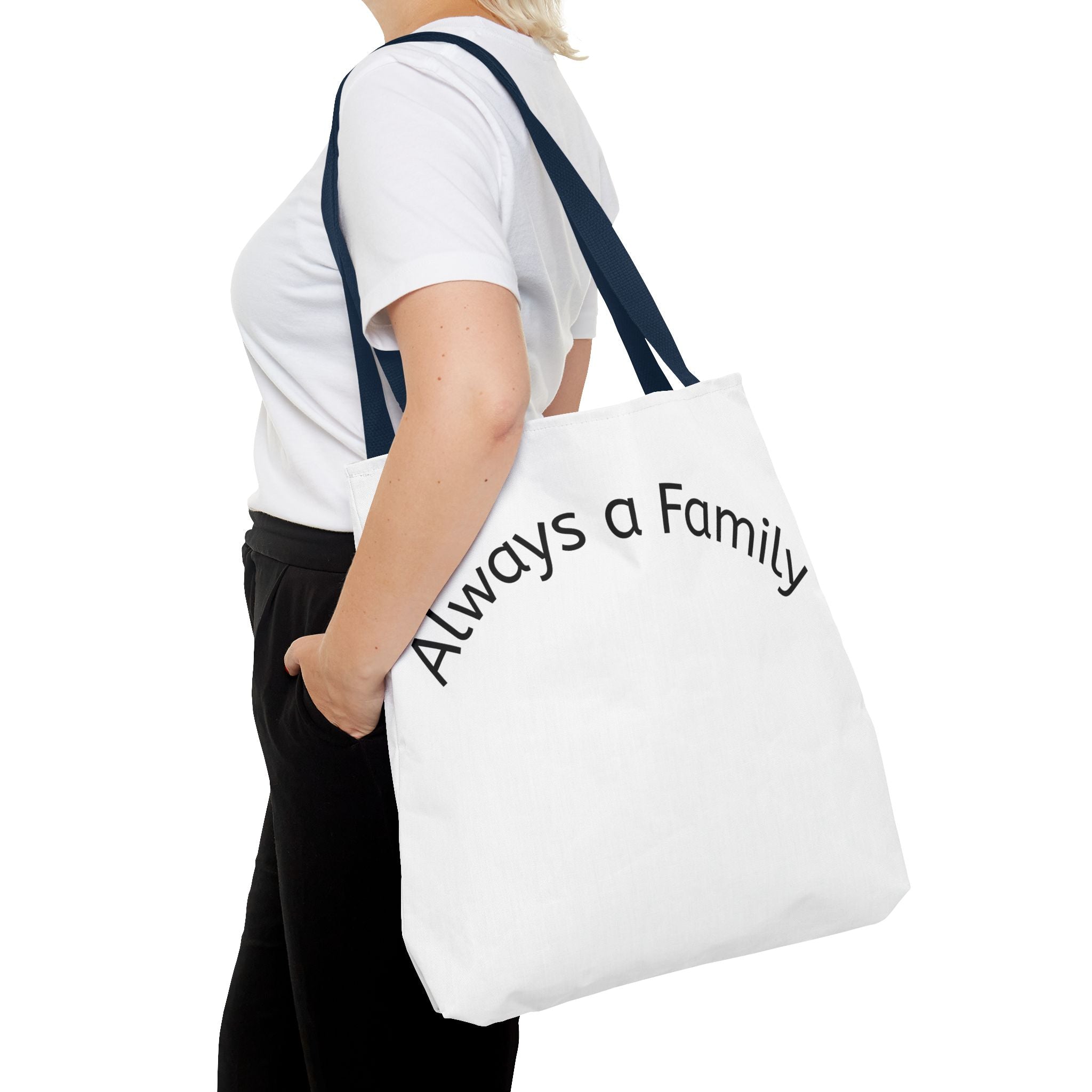 Tote — "Always a Family" Moose Antler Accent Tote Bag