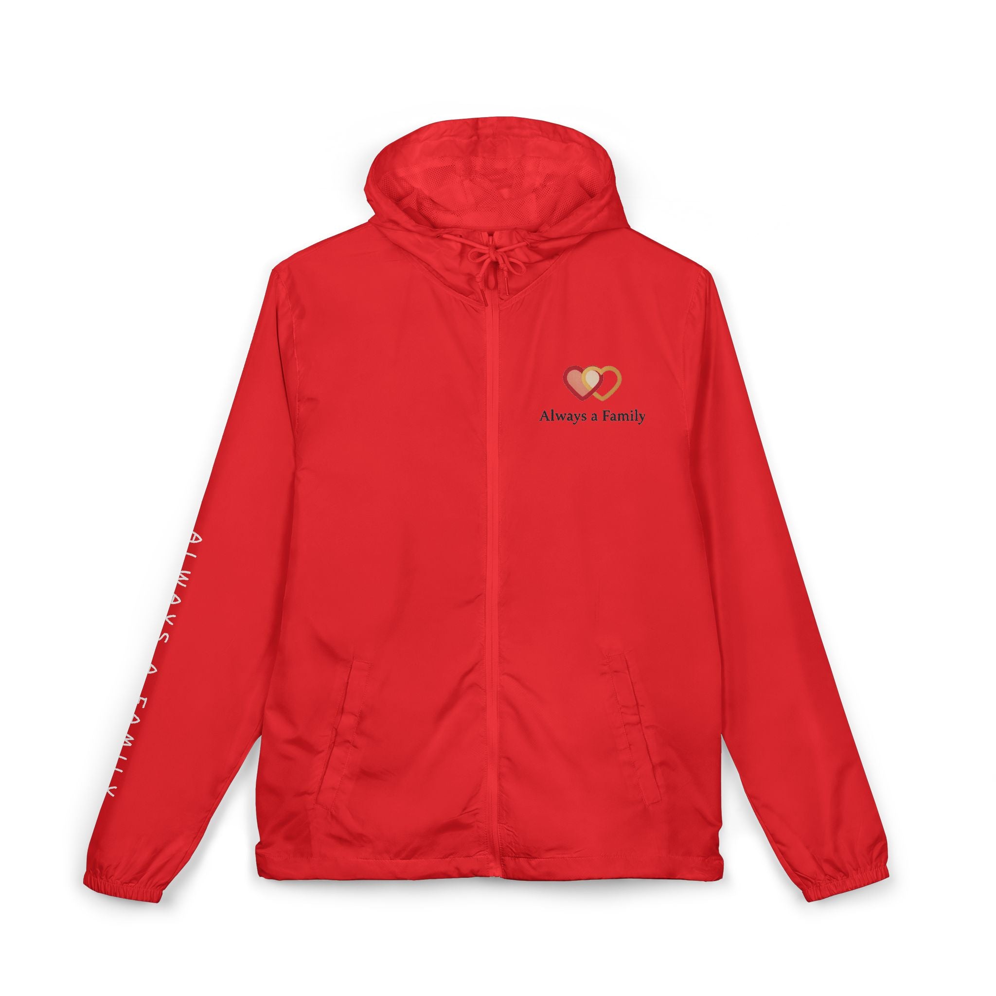 Red Heart Always a Family Windbreaker Jacket