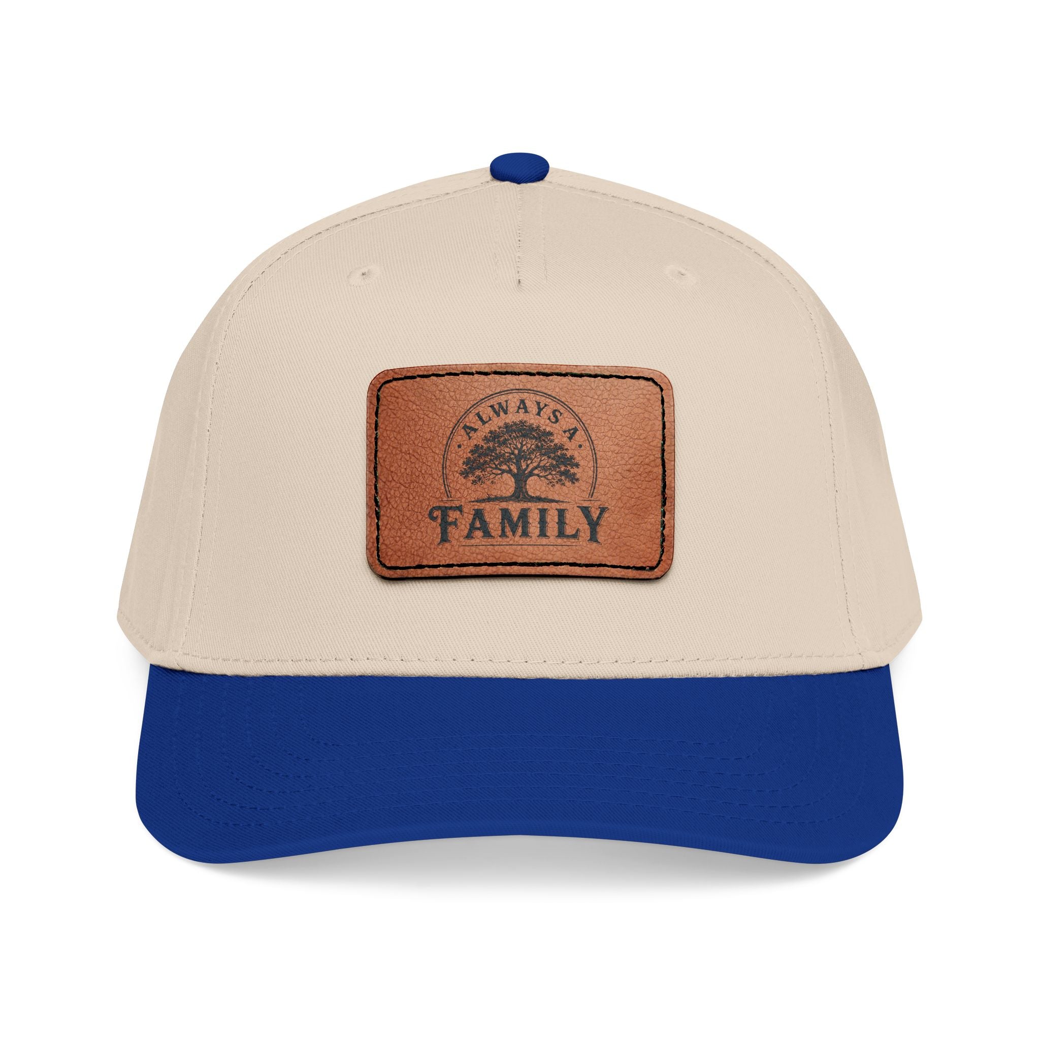 Leather Patch Baseball Cap