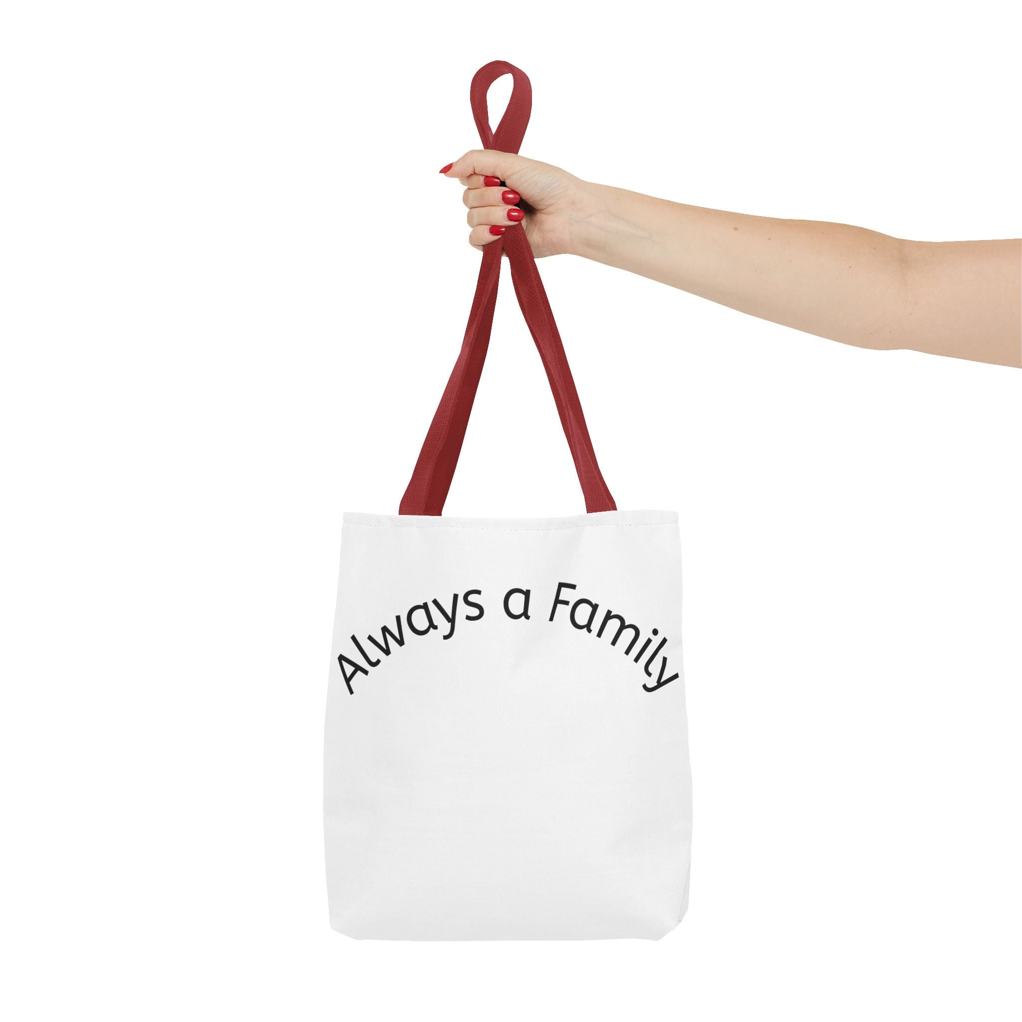 Tote — "Always a Family" Moose Antler Accent Tote Bag