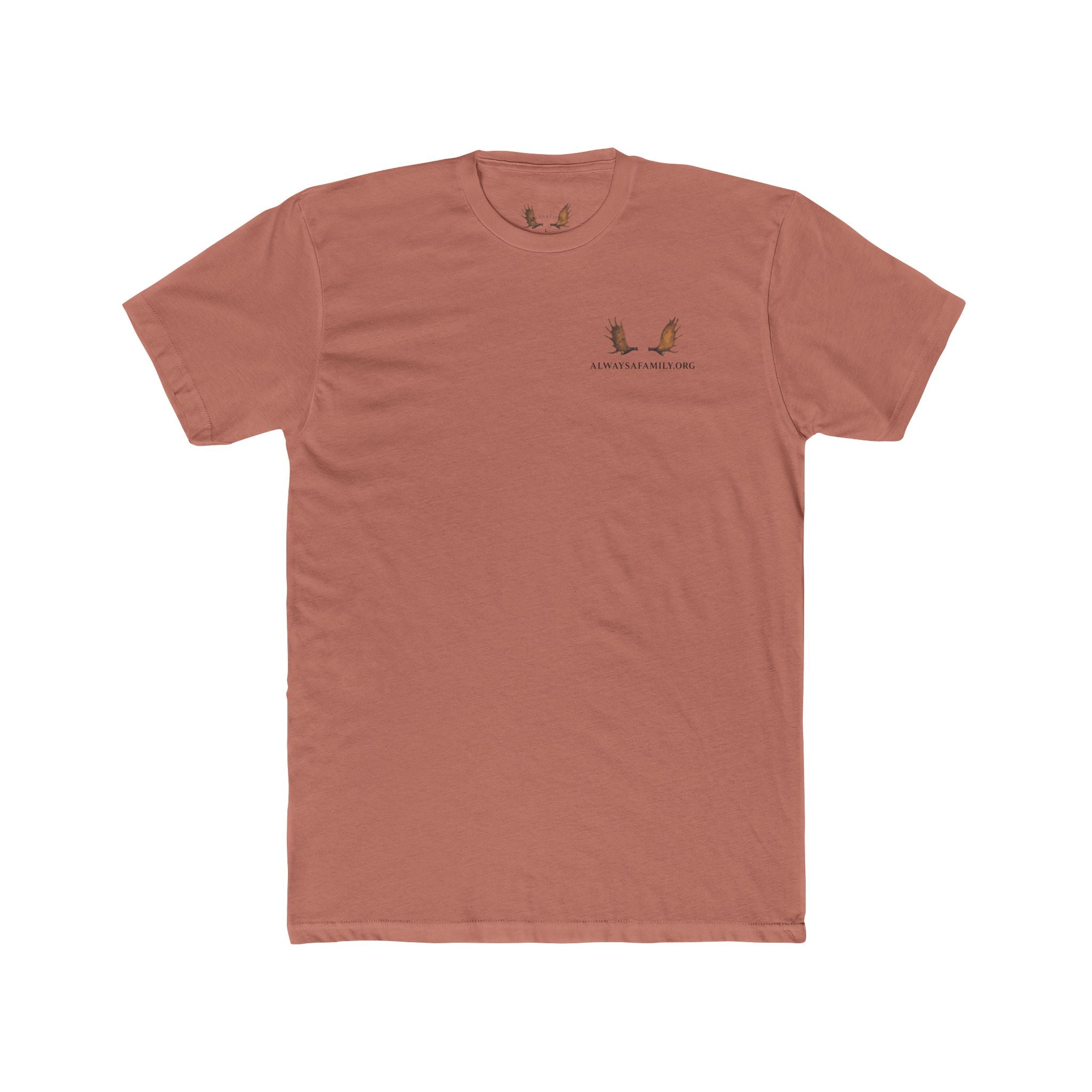 Always A Family T-Shirt — Antler Heart Logo Crew Tee