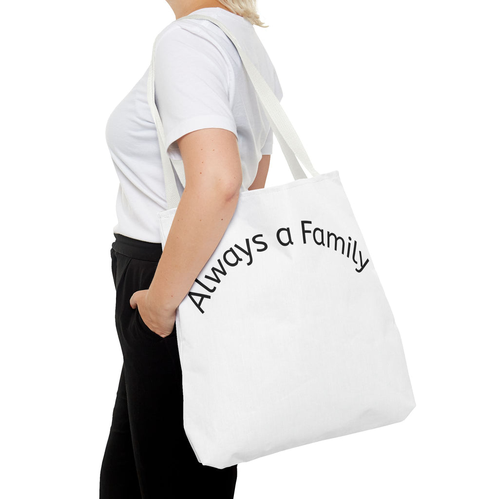 Tote — "Always a Family" Moose Antler Accent Tote Bag