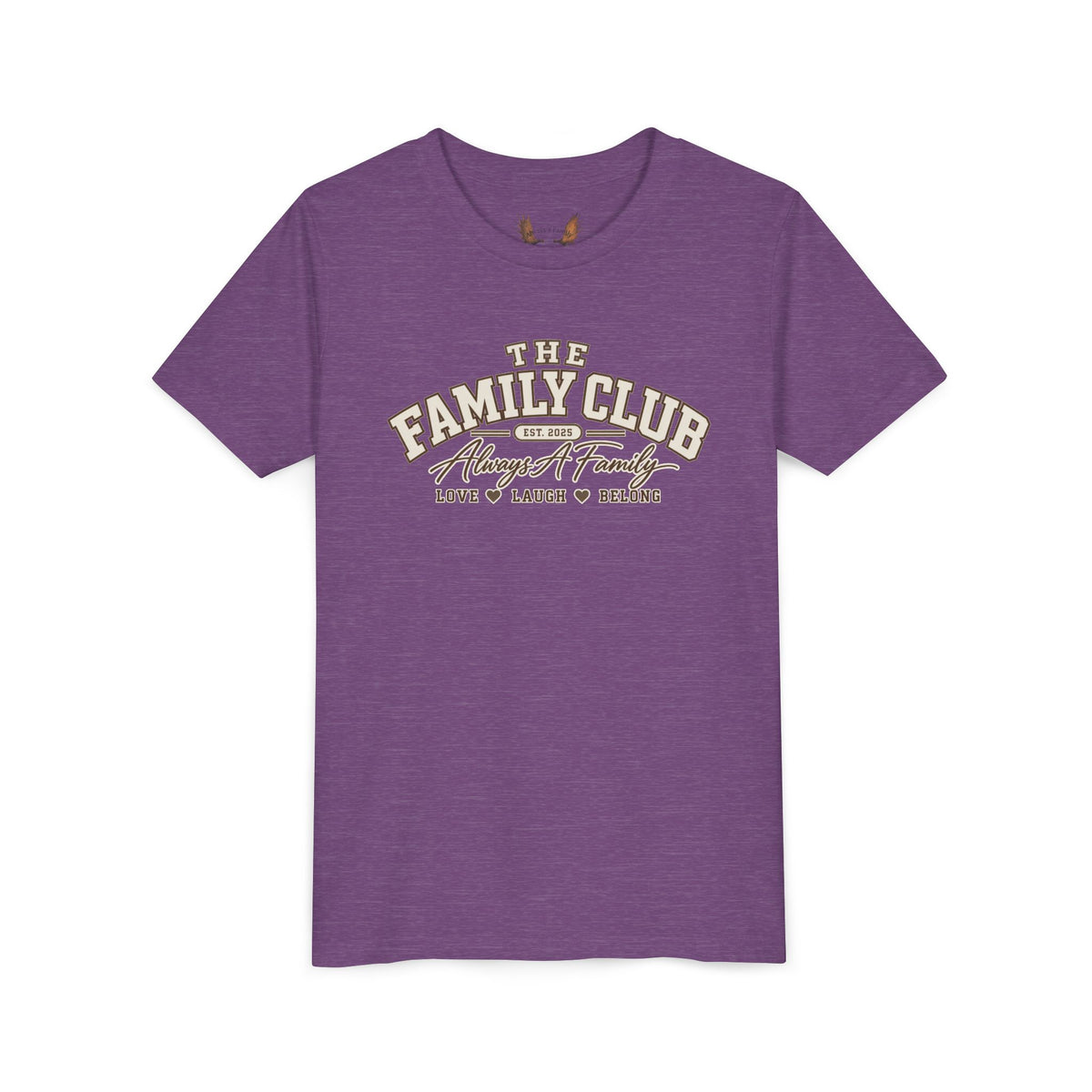 Youth Tee – "The Family Club" Always A Family Kids' Shirt