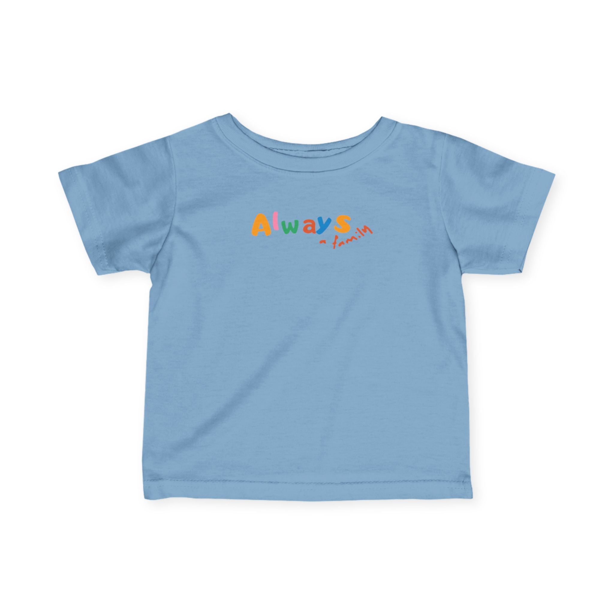 Infant Tee — "Always a Laugh" Colorful Playful Baby T‑Shirt