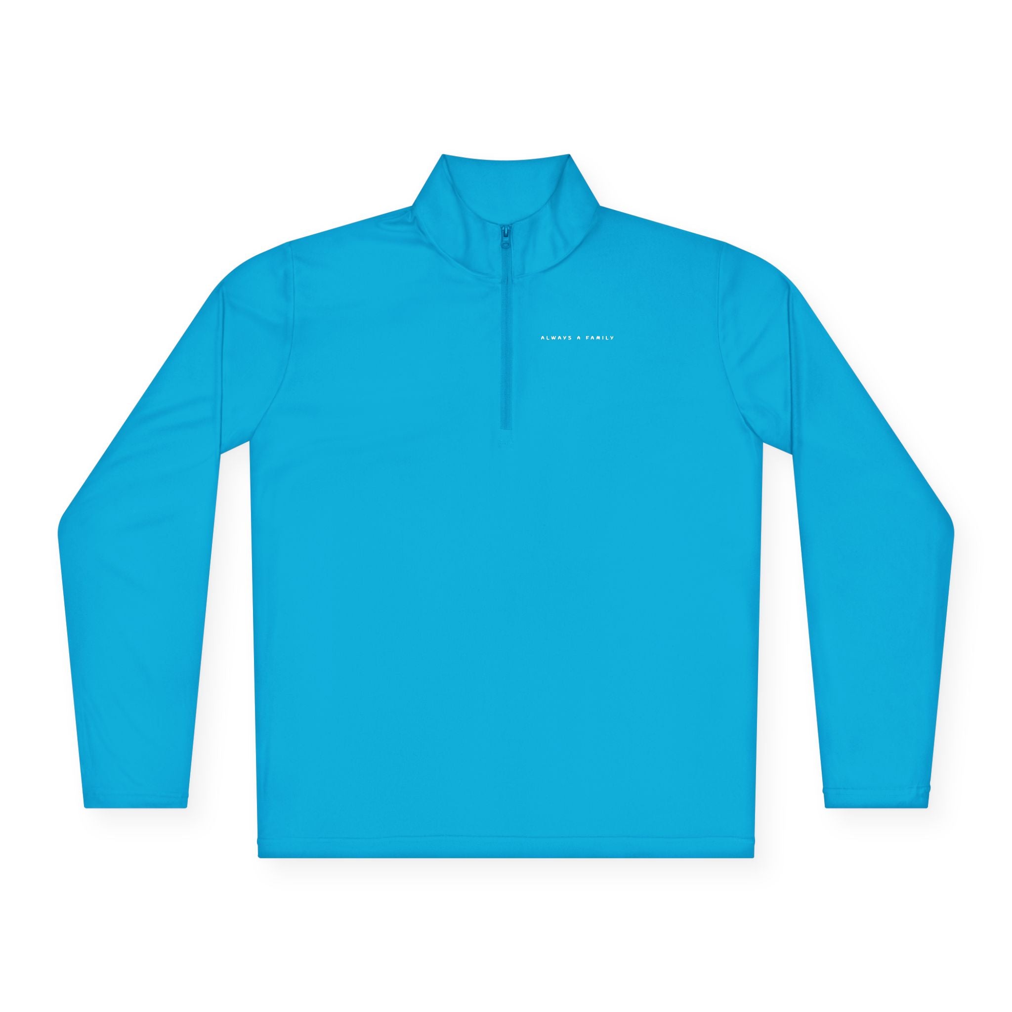 Quarter-Zip Pullover —started as friends became  Family Antlers Logo