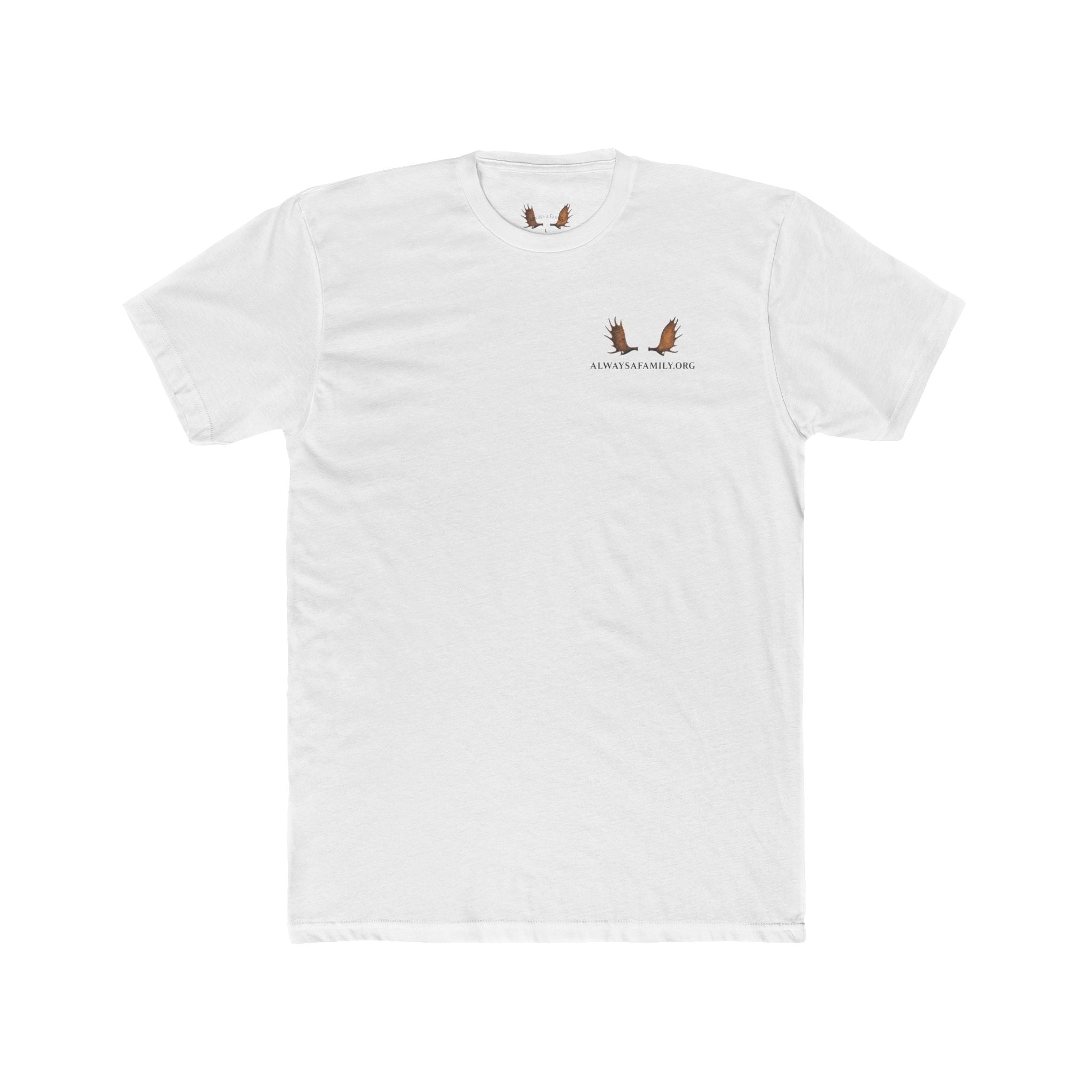Always A Family T-Shirt — Antler Heart Logo Crew Tee