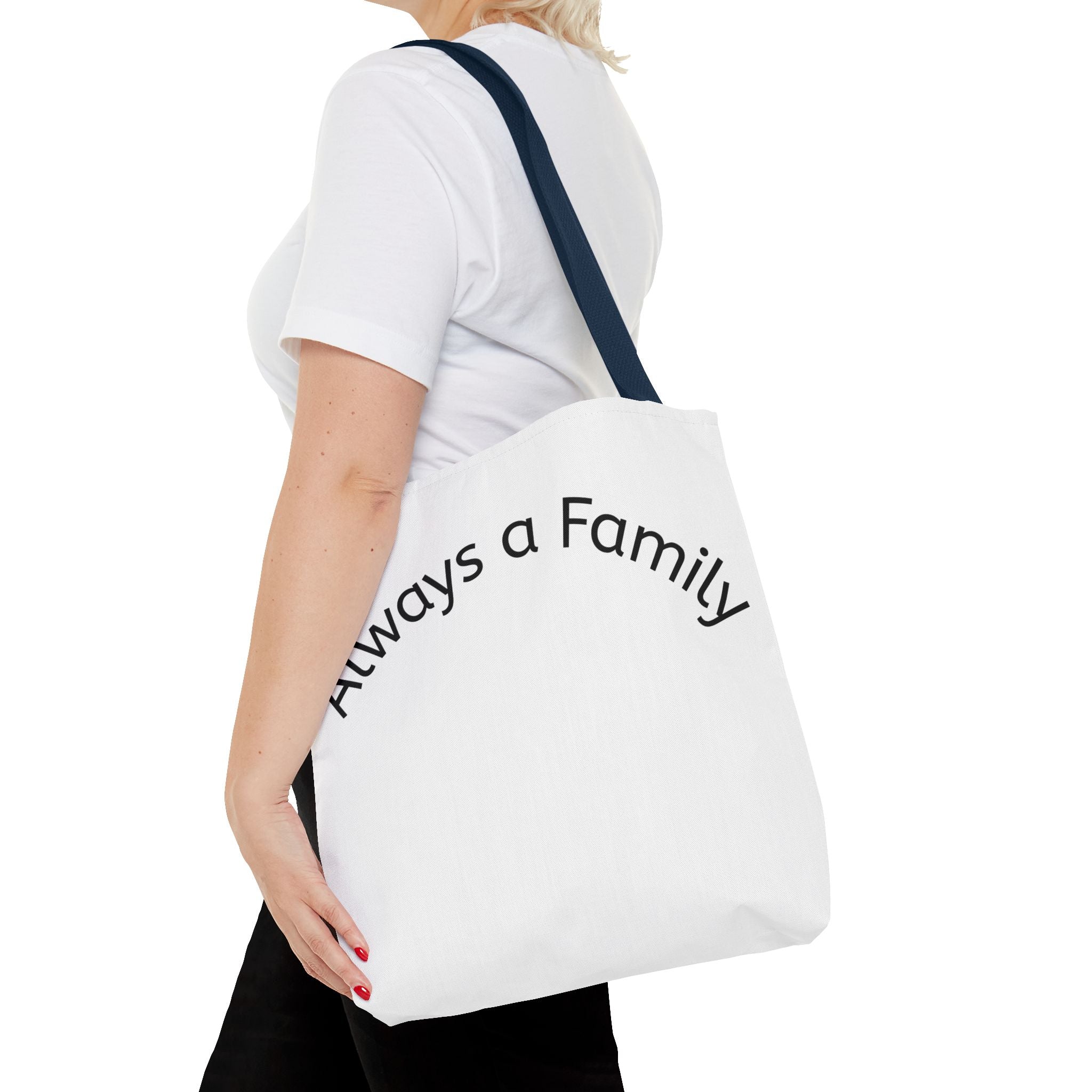 Tote — "Always a Family" Moose Antler Accent Tote Bag