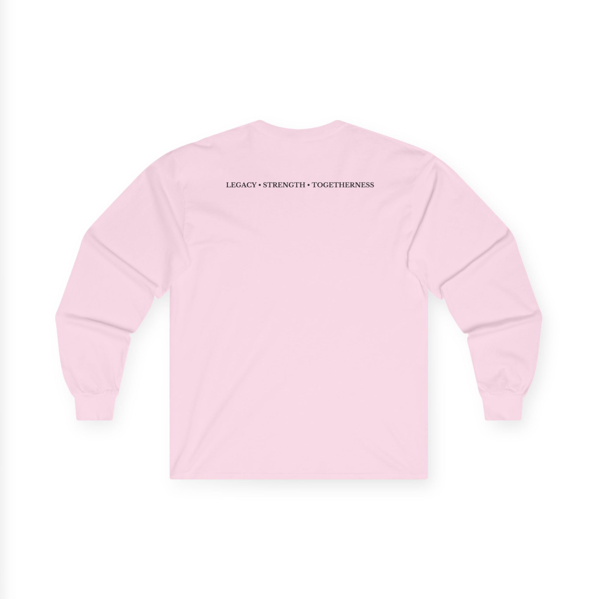 Family Silhouette Long Sleeve Tee — "Always A Family" Outdoor Design