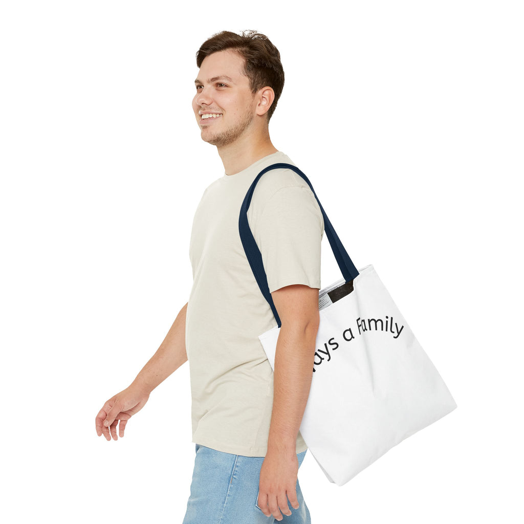 Tote — "Always a Family" Moose Antler Accent Tote Bag