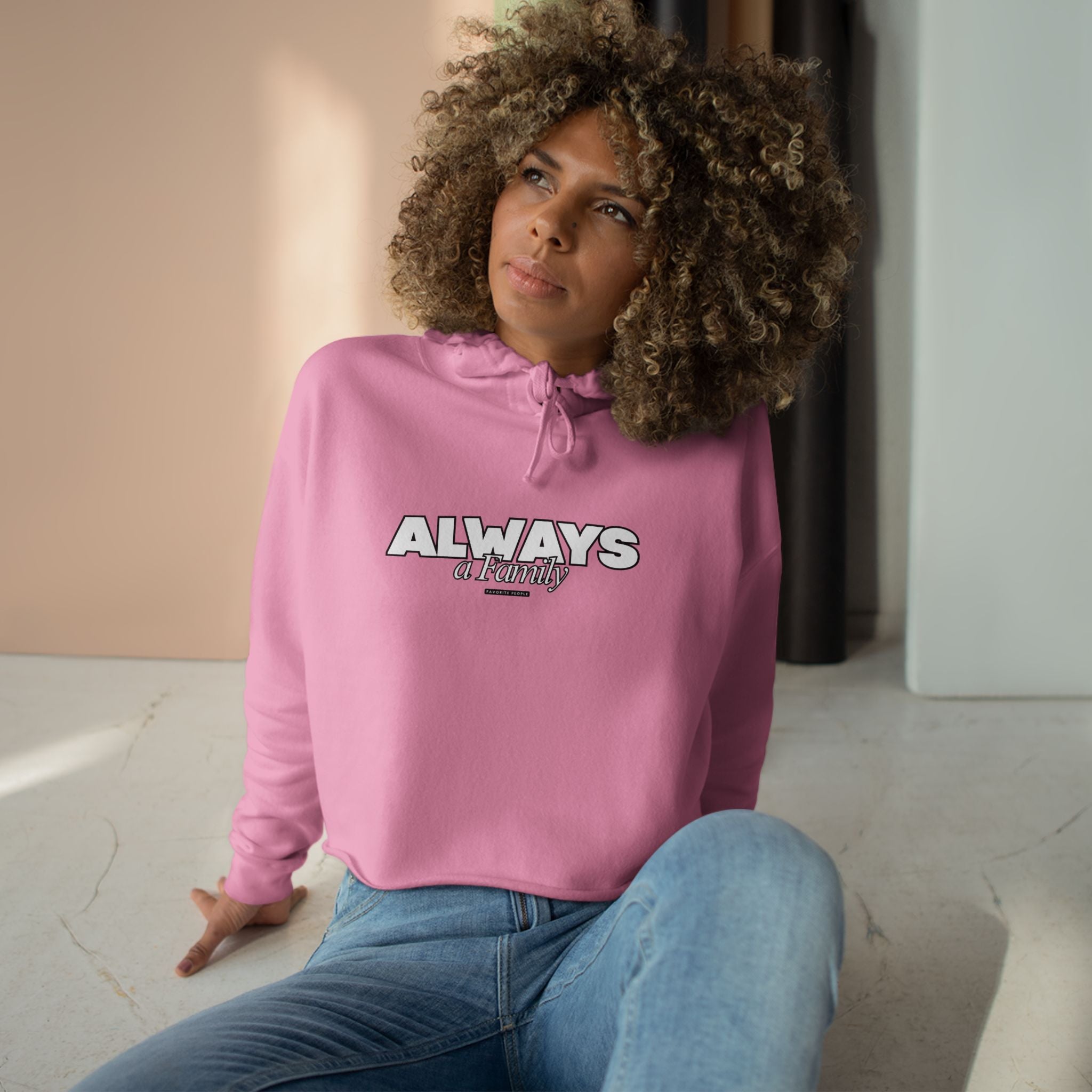 Always A Winner Cropped Hoodie — Favorite People