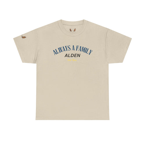 "Always a Family" Personalized Tee — TOWN shirt