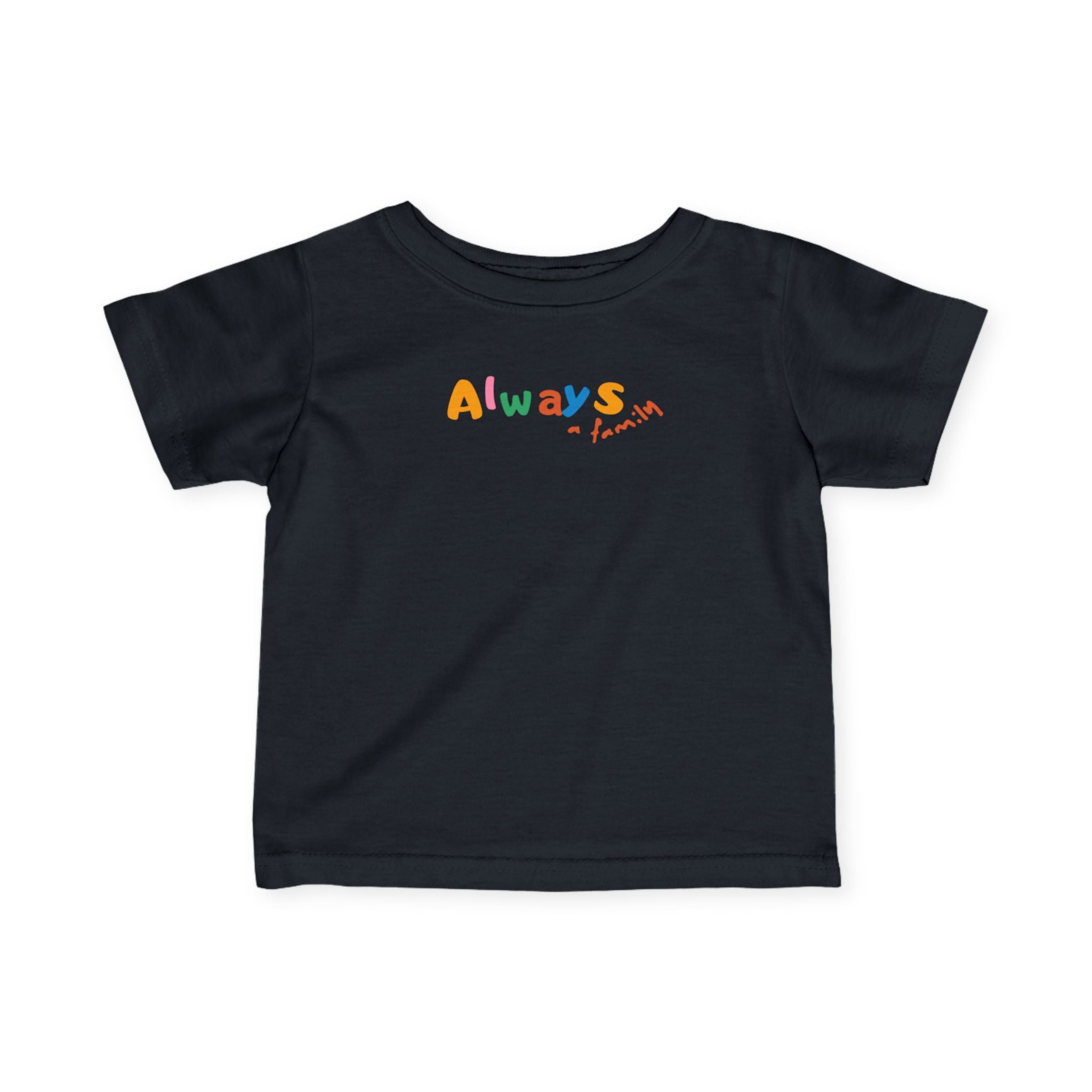 Infant Tee — "Always a Laugh" Colorful Playful Baby T‑Shirt