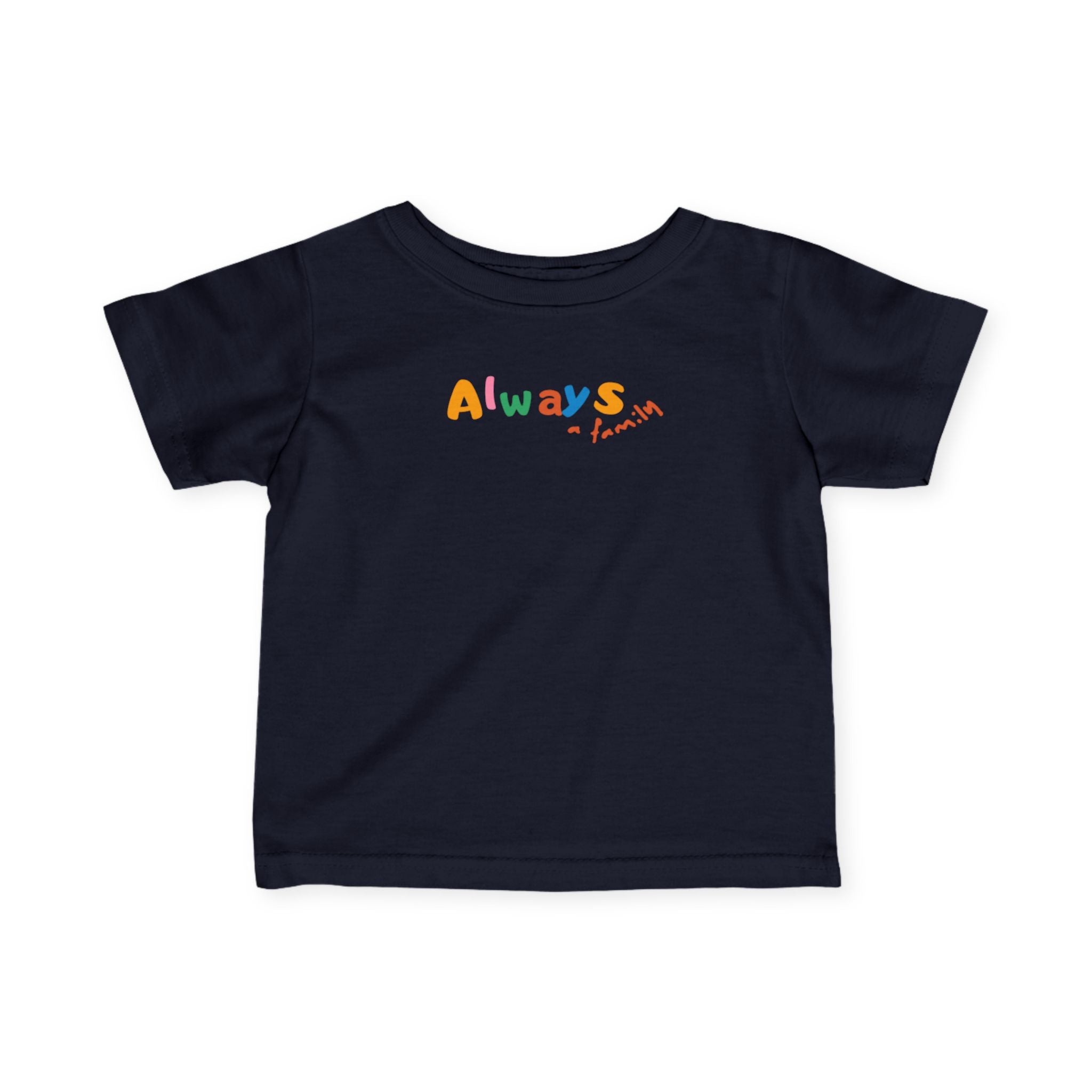 Infant Tee — "Always a Laugh" Colorful Playful Baby T‑Shirt
