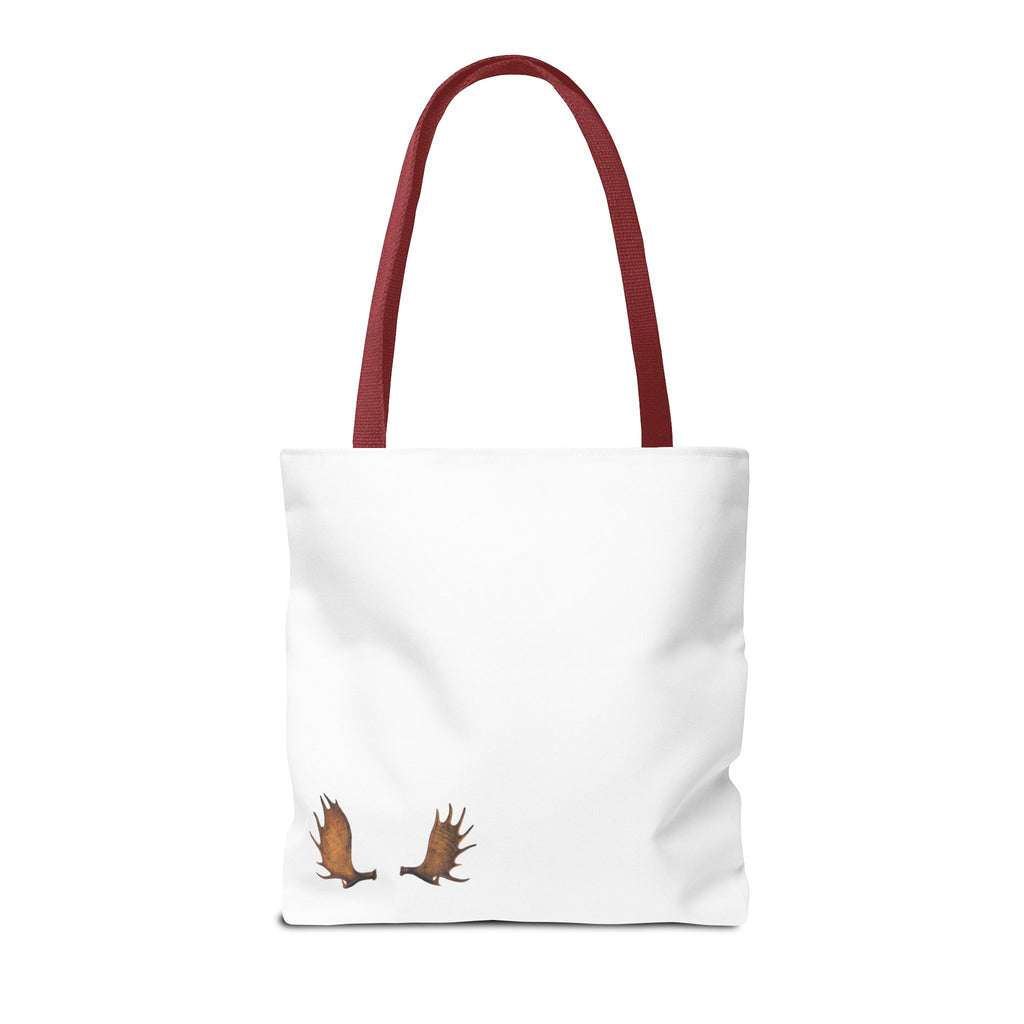 Tote — "Always a Family" Moose Antler Accent Tote Bag