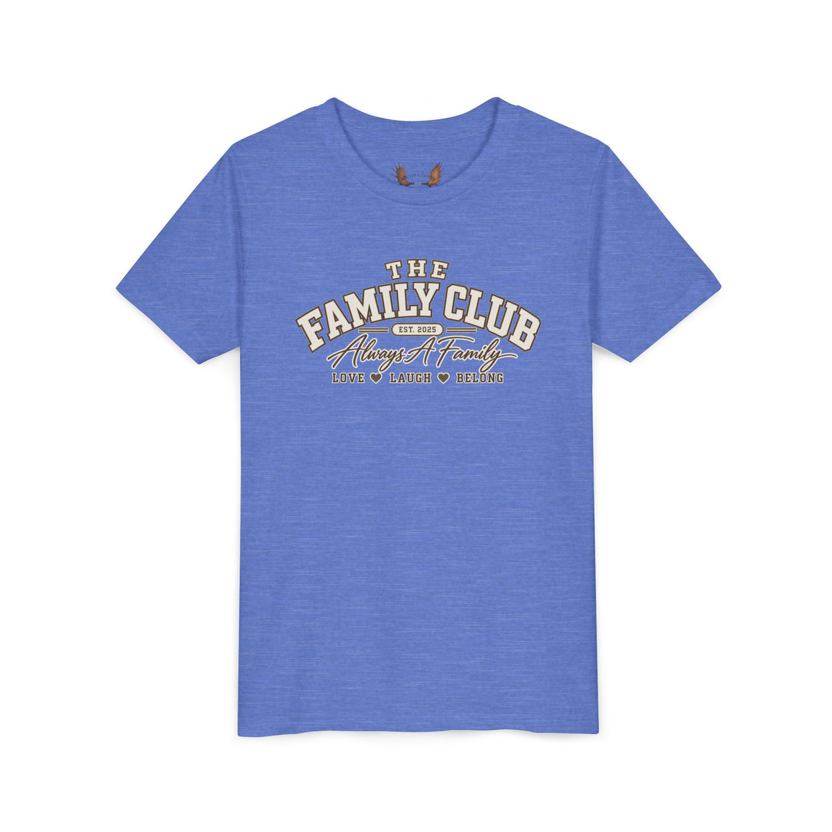 Youth Tee – "The Family Club" Always A Family Kids' Shirt
