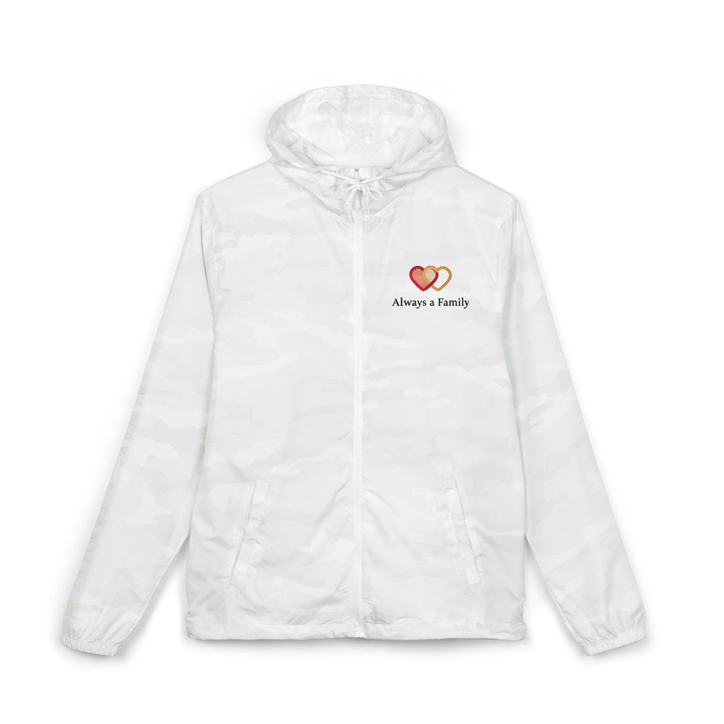 Red Heart Always a Family Windbreaker Jacket