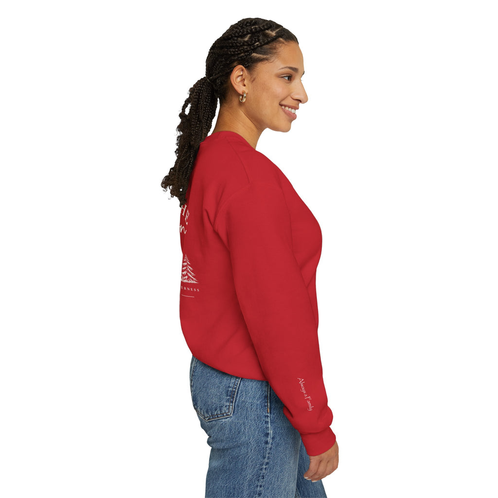 Family Is the Tradition Christmas Sweatshirt – "Always a Family" Crewneck